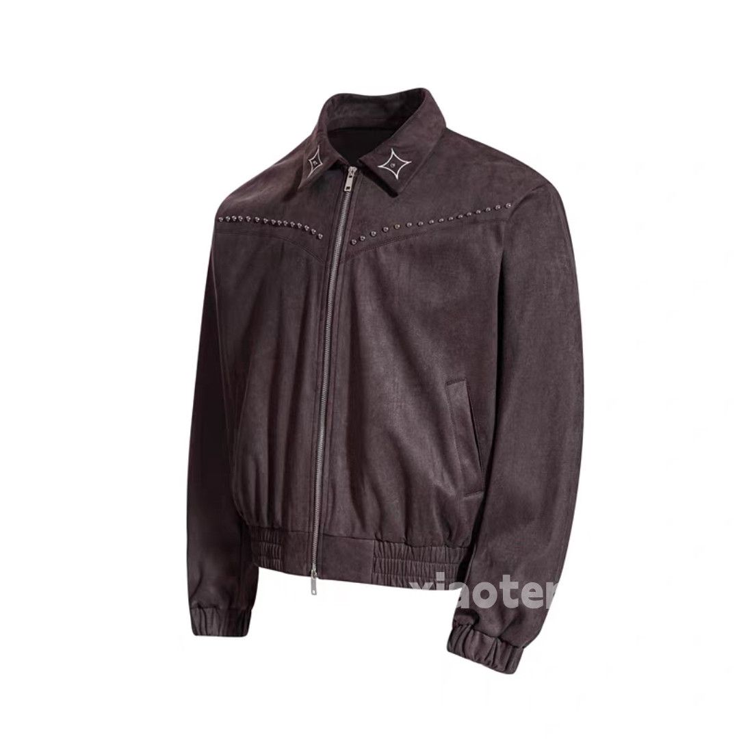 Vintage Unisex utility loose punk grunge bomber rivet jacket Size US XL / EU 56 / 4 - 13 Thumbnail