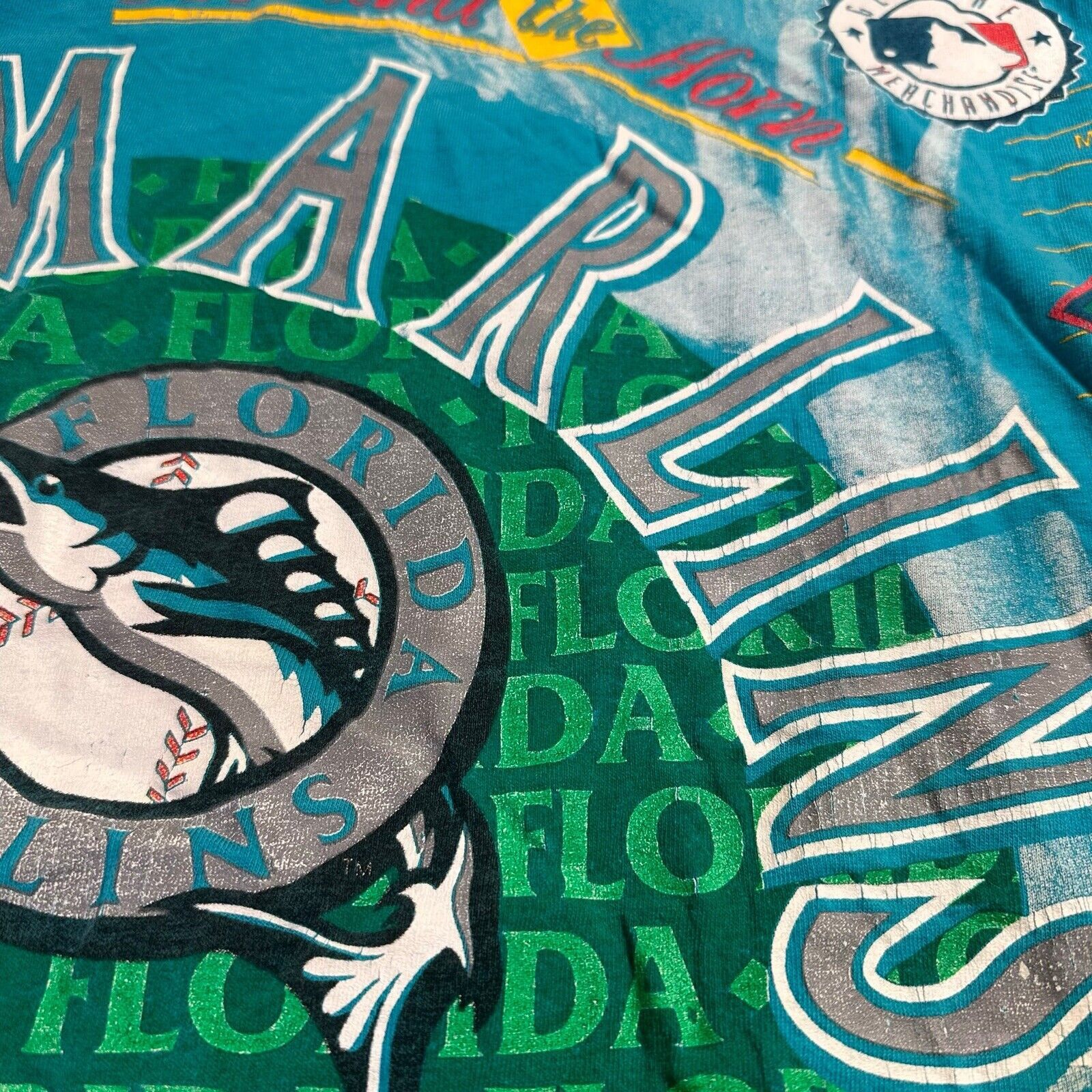 Salem Sportswear Vintage 1992 Miami Marlins 1992 MLB T-Shirt Salem Large Size US L / EU 52-54 / 3 - 4 Thumbnail