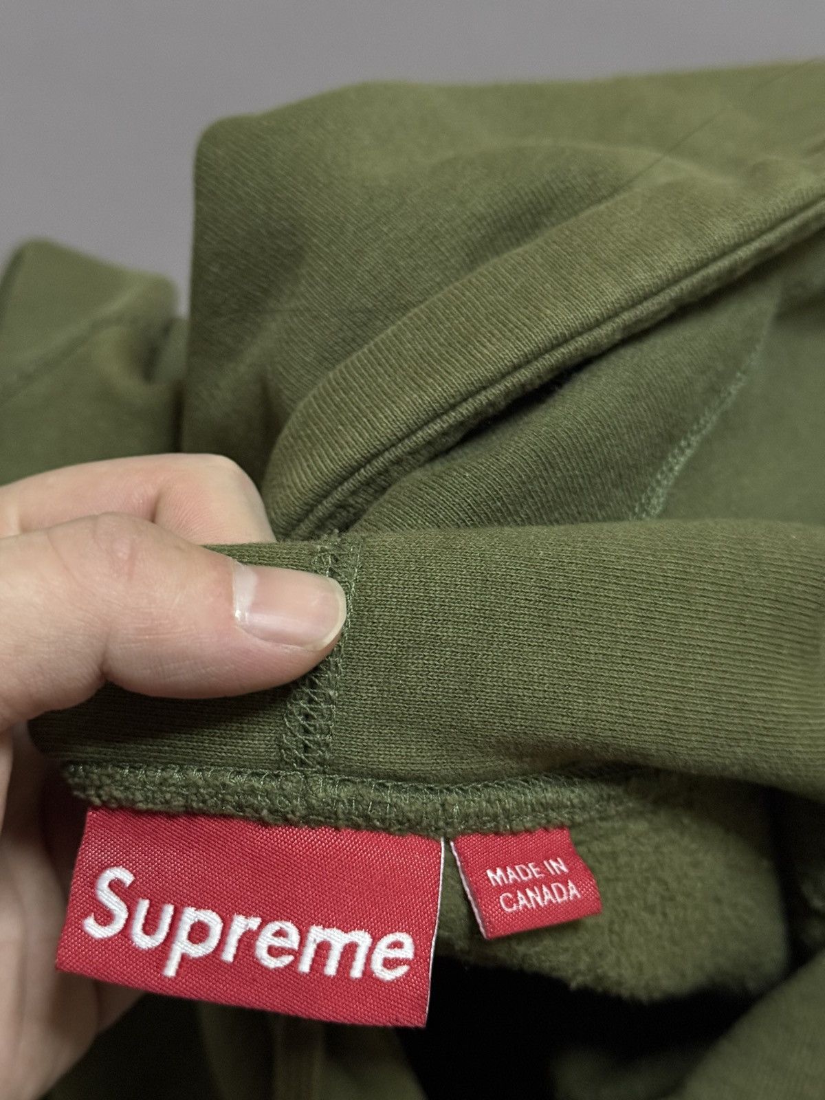 Supreme Supreme fw11 Olive box logo hooded hoodie sweatershirt Size US XL / EU 56 / 4 - 6 Thumbnail