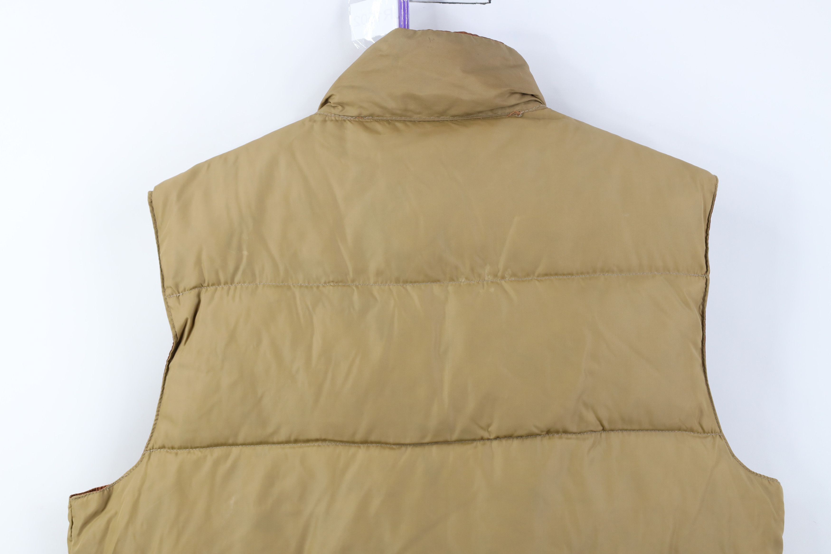 Vintage Vintage 70s Streetwear Reversible Duck Puffer Vest Jacket Size US L / EU 52-54 / 3 - 10 Thumbnail