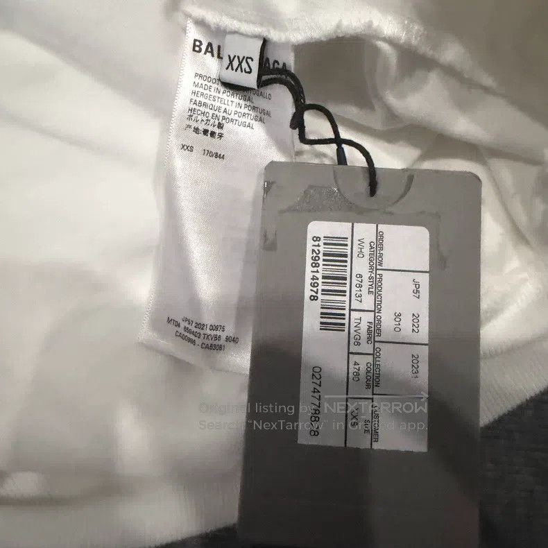 Balenciaga Balenciaga White double-layered destroyed hoodie Size US XXS / EU 40 - 4 Thumbnail