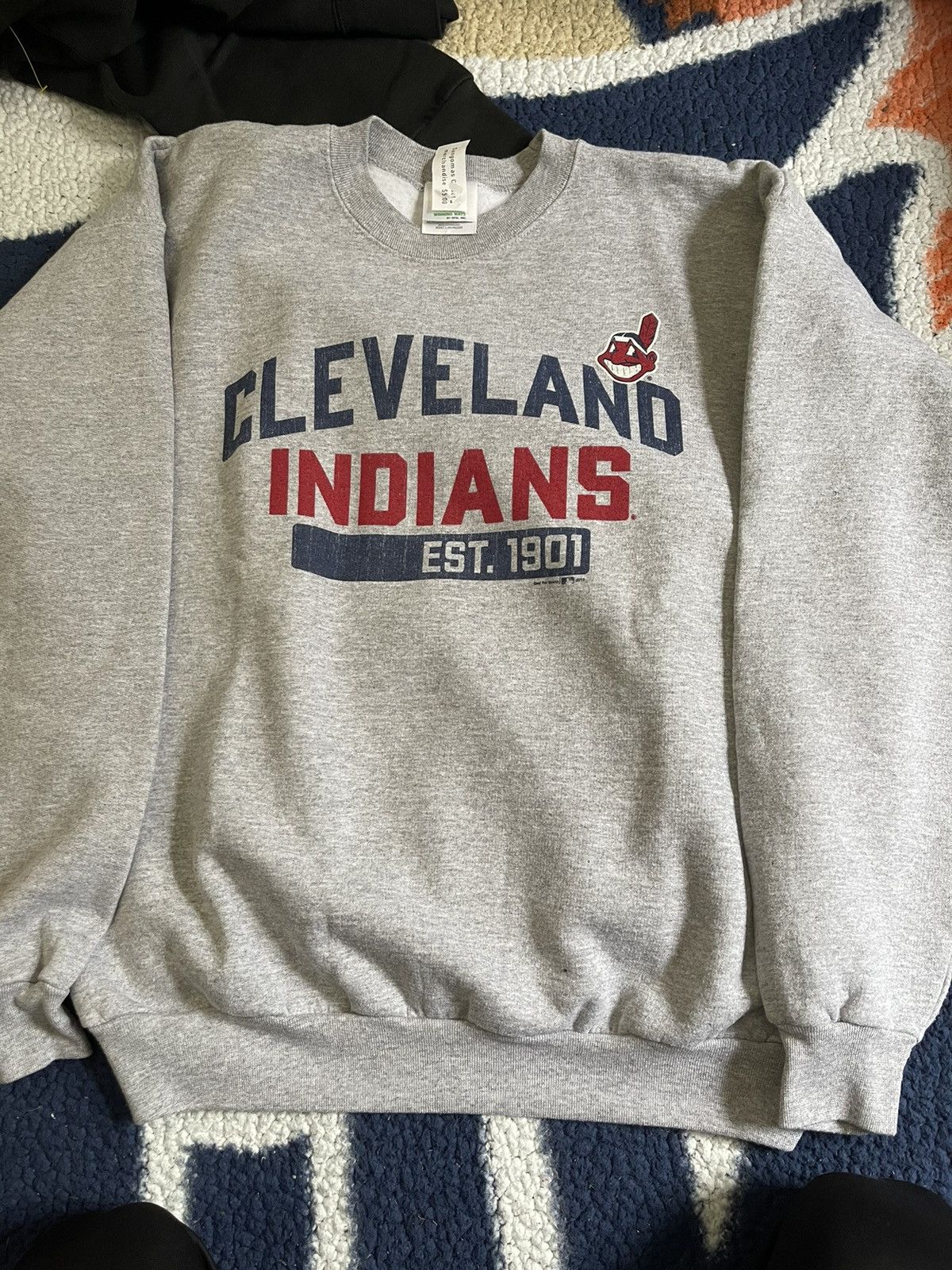 Vintage VINTAGE RETRO CLEVELAND INDIANS CREWNECK LARGE Size US L / EU 52-54 / 3 - 1 Thumbnail