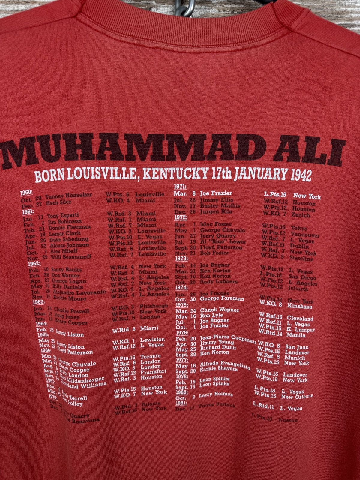 Lonsdale × Vintage Mens Vintage Lonsdale Muhammad Ali T-shirt 1997 tee rare Size US XL / EU 56 / 4 - 15 Thumbnail