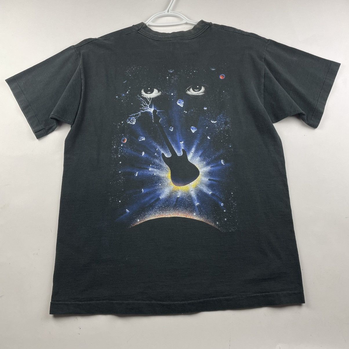 Band Tees × Jimi Hendrix × Vintage VTG 90’s Jürek 1995 Single Stitch Jimi Hendrix AOP Shirt Size US L / EU 52-54 / 3 - 9 Thumbnail