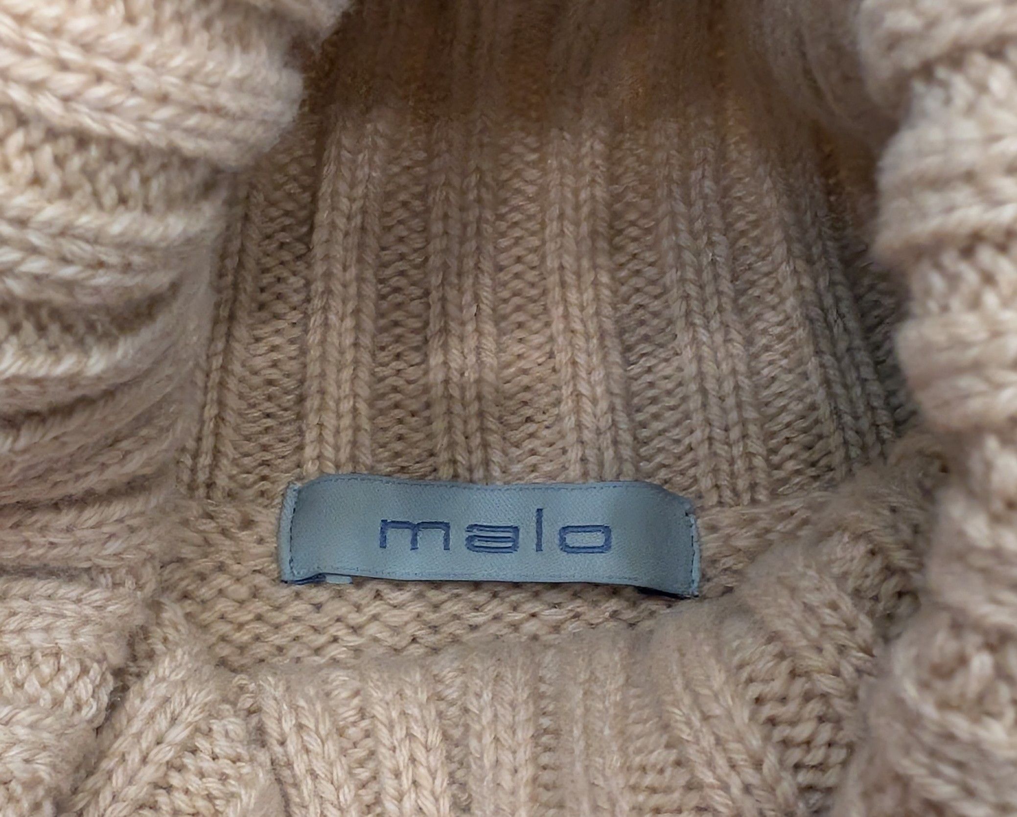 Malo Malo 100% Cashmere Knit Turtleneck Sweater Made in Italy Size US S / EU 44-46 / 1 - 3 Thumbnail