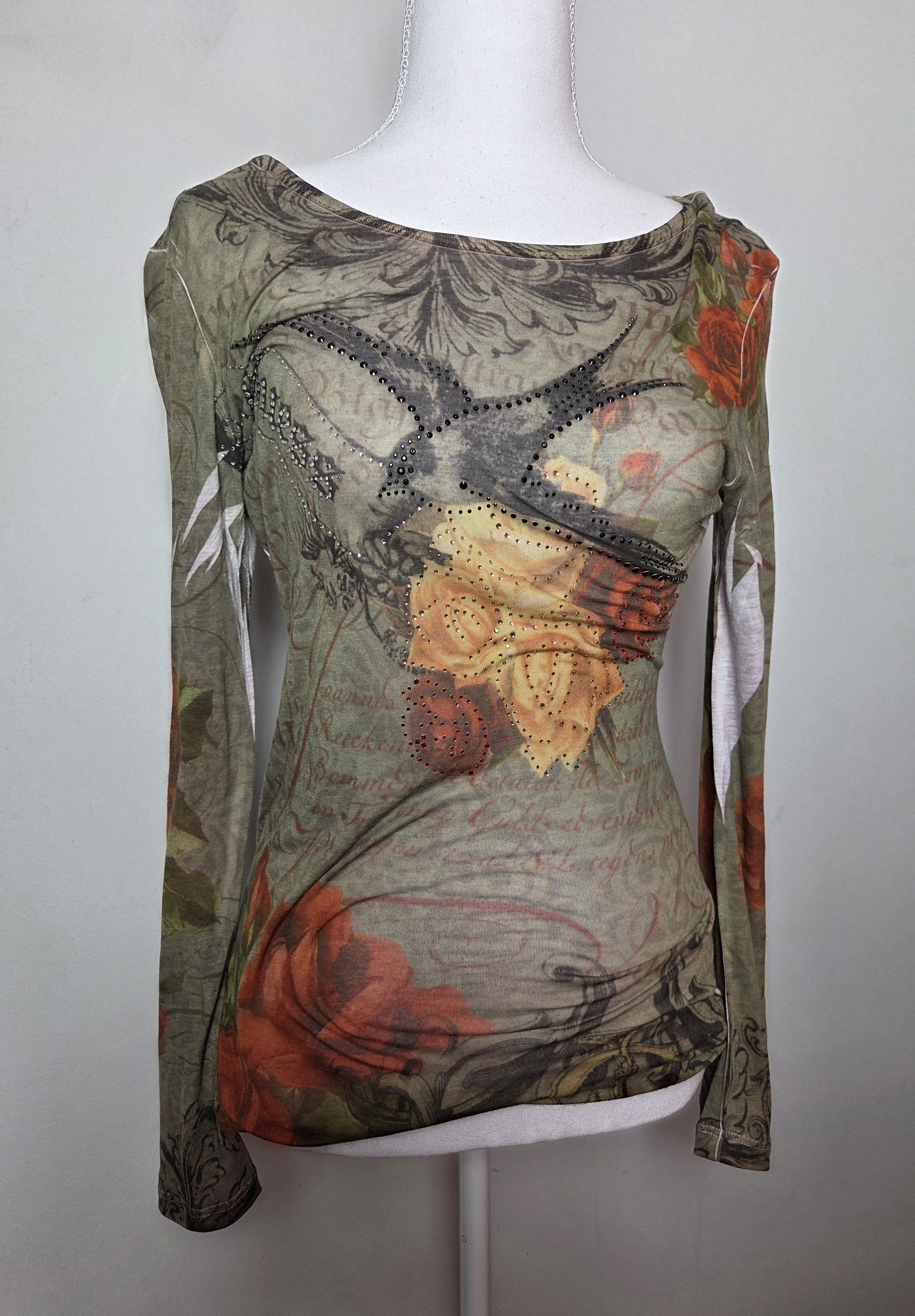 Guess Guess vintage mesh top y2k 2000s archive mcbling japan Size S / US 4 / IT 40 - 5 Thumbnail