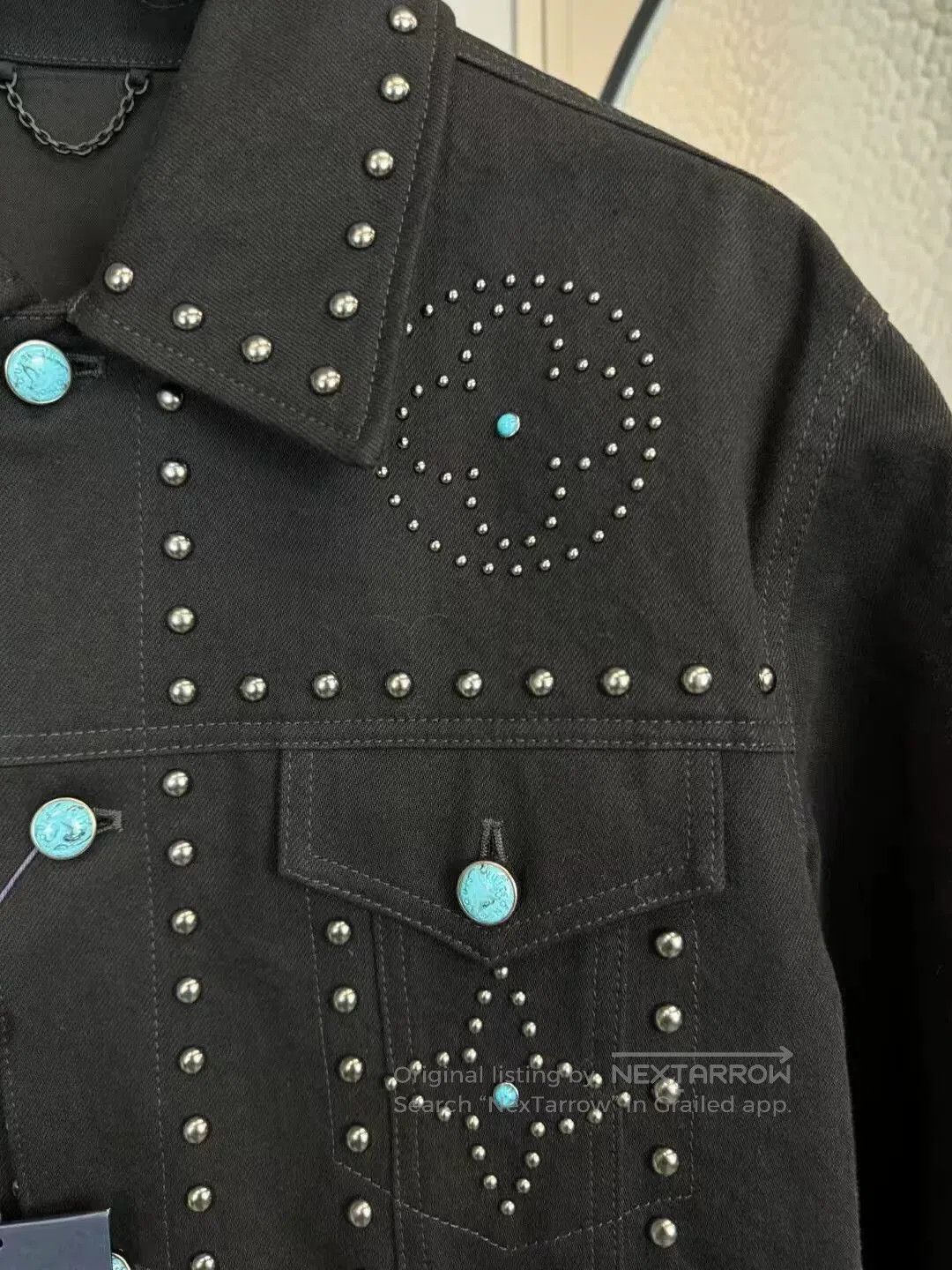 Louis Vuitton louis vuitton black studded denim jacket. Size US L / EU 52-54 / 3 - 4 Thumbnail