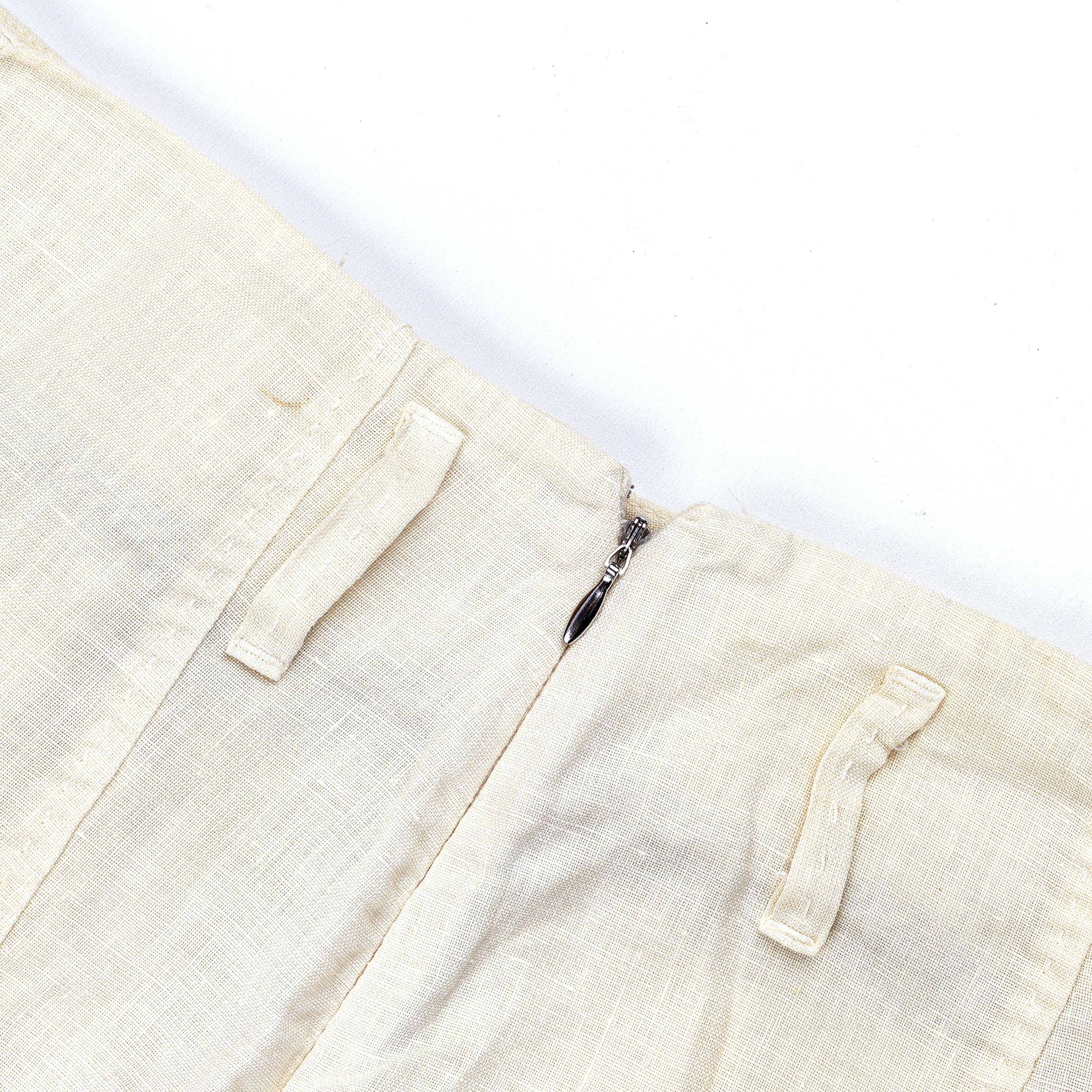 C.P. Company CP Company Beige Flax Mini Skirt (M) Size 27" / US 4 / IT 40 - 3 Thumbnail
