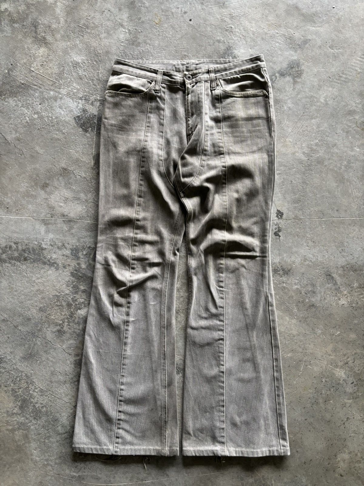 Hysteric Glamour × If Six Was Nine × Japanese Brand SICK FLARE ACIDHEAD PANELLED OBELISK BUFFALO BOBS STYLE Size US 33 - 1 Thumbnail