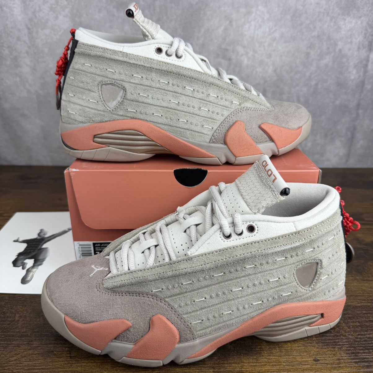 Jordan Brand Air Jordan 14 Retro CLOT Terra Blush Terracotta DC9857-200 Size US 7 / EU 40 - 2 Thumbnail