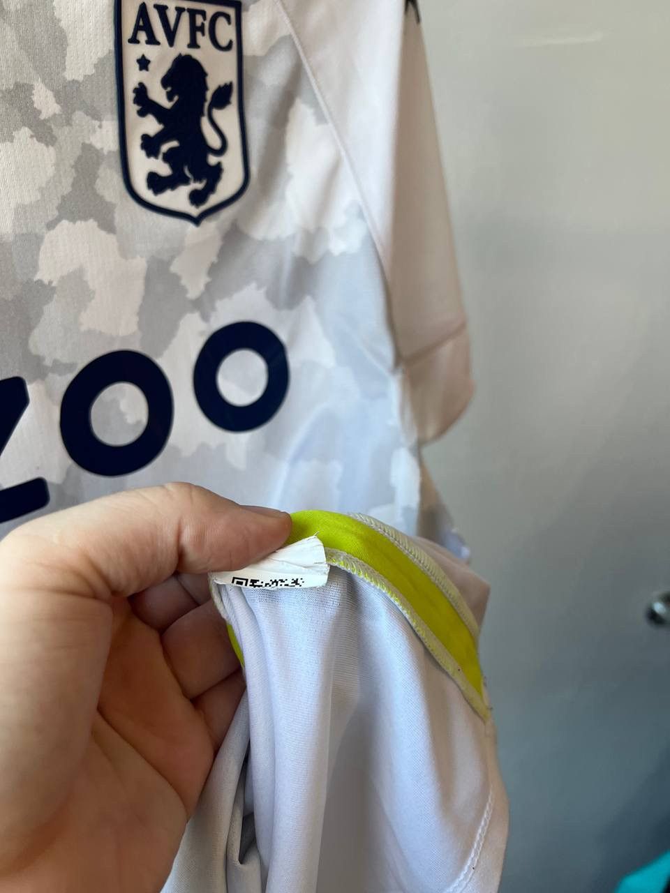 Kappa 2020/21 ASTON VILLA THIRD SOCCER JERSEY FOOTBALL SHIRT KAPPA Size US L / EU 52-54 / 3 - 14 Thumbnail