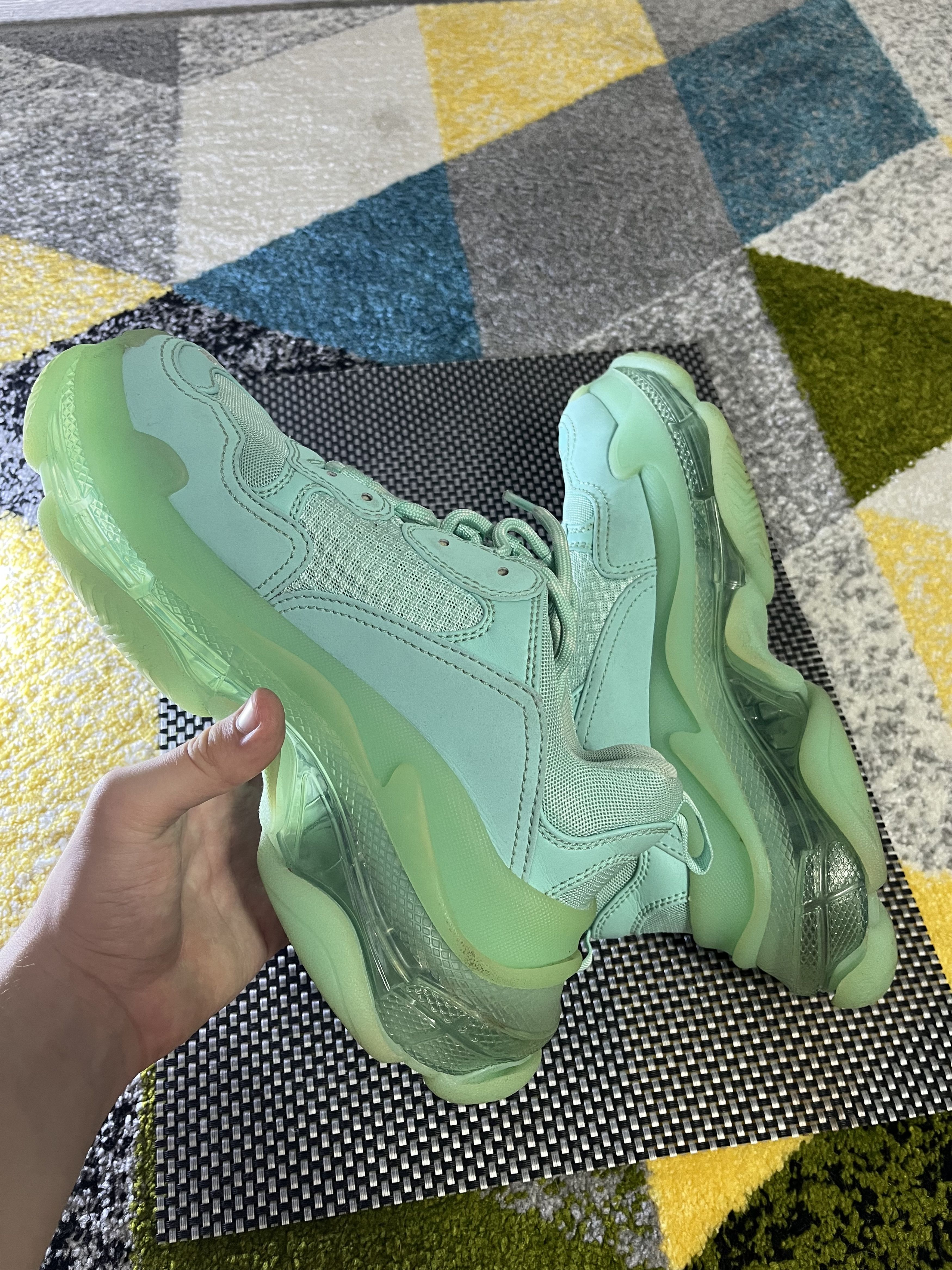 Balenciaga Balenciaga Triple S Clear Sole Size US 7 / IT 37 - 3 Thumbnail