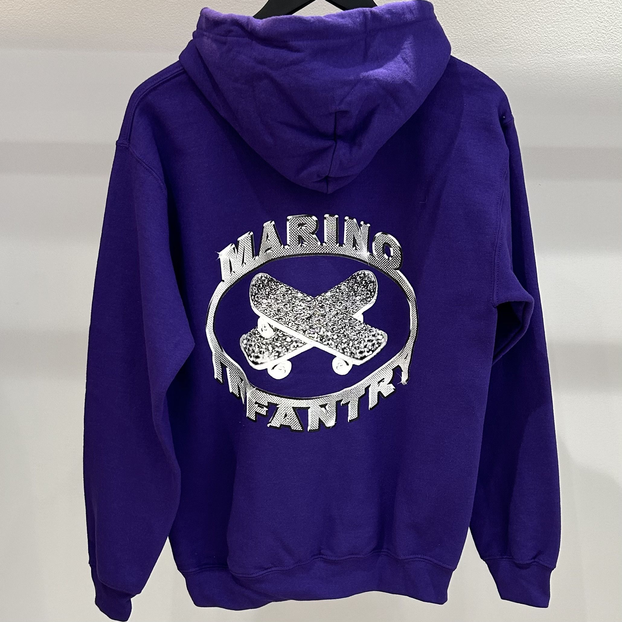 Marino Infantry Marino Infantry M Logo Hoodie Purple | Grailed 