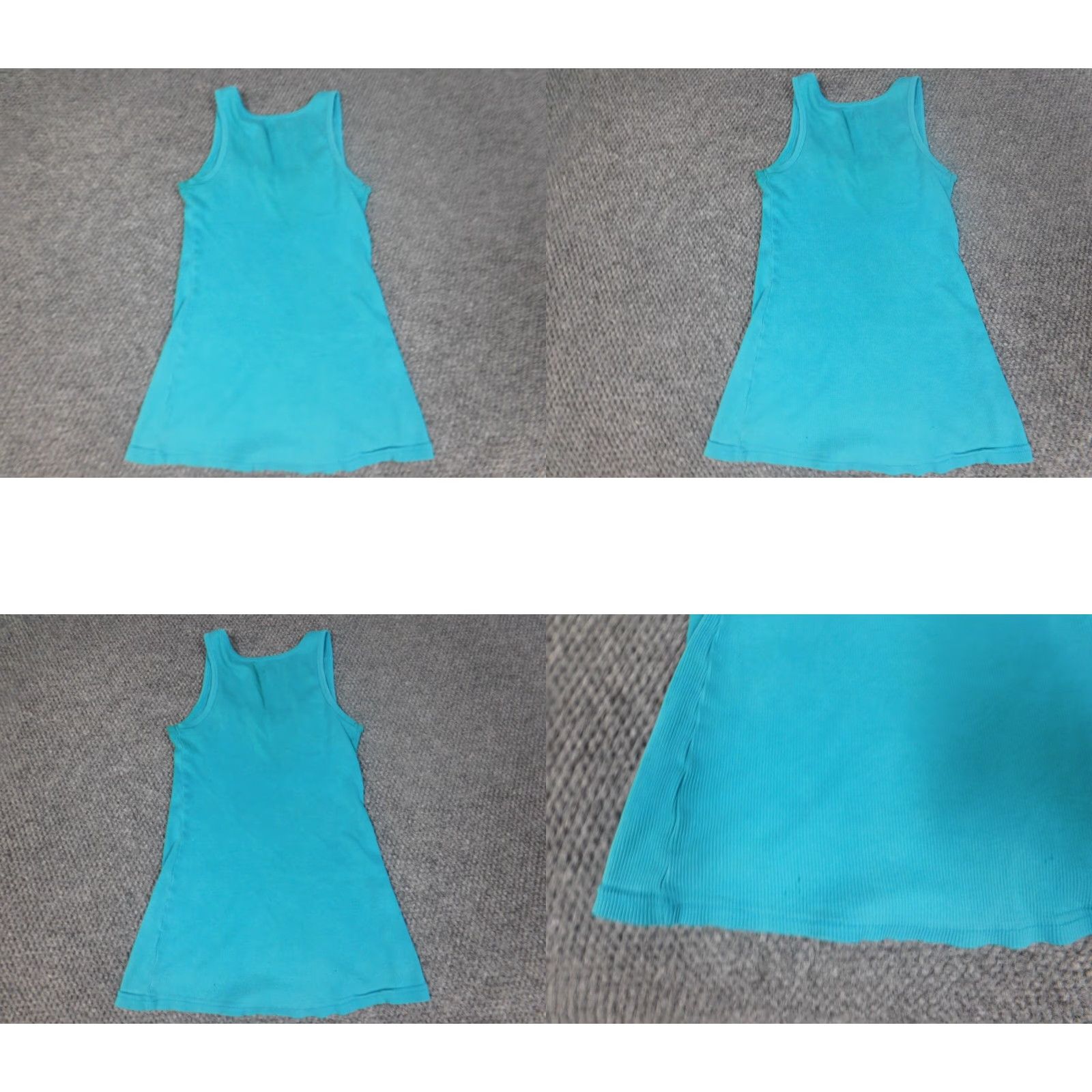 Old Navy Old Navy Womens Shirt Tank M Blue Casual Sleeveless Crew Neck Pullover Cotton Basic, Regular, Stretch Size M / US 6-8 / IT 42-44 - 8 Thumbnail