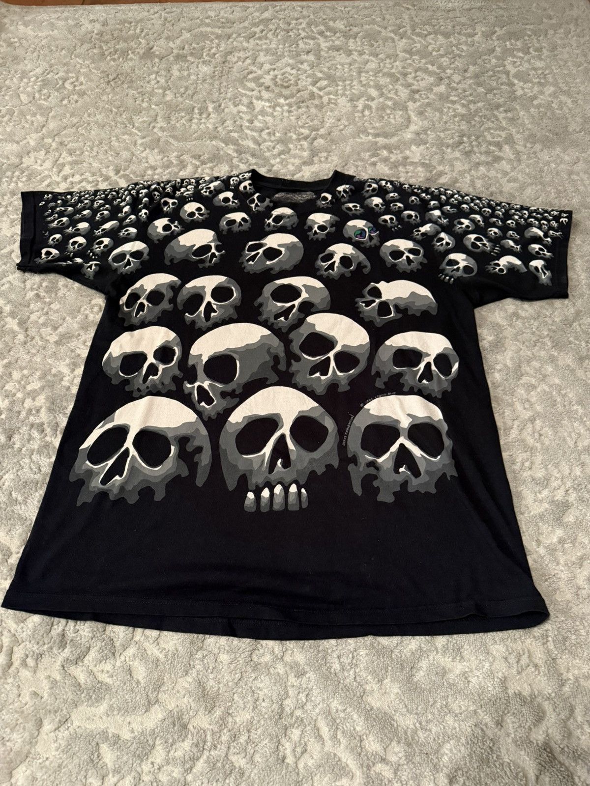 Liquid Blue × Vintage Vintage liquid blue skull aop t shirt Size US XL / EU 56 / 4 - 5 Thumbnail