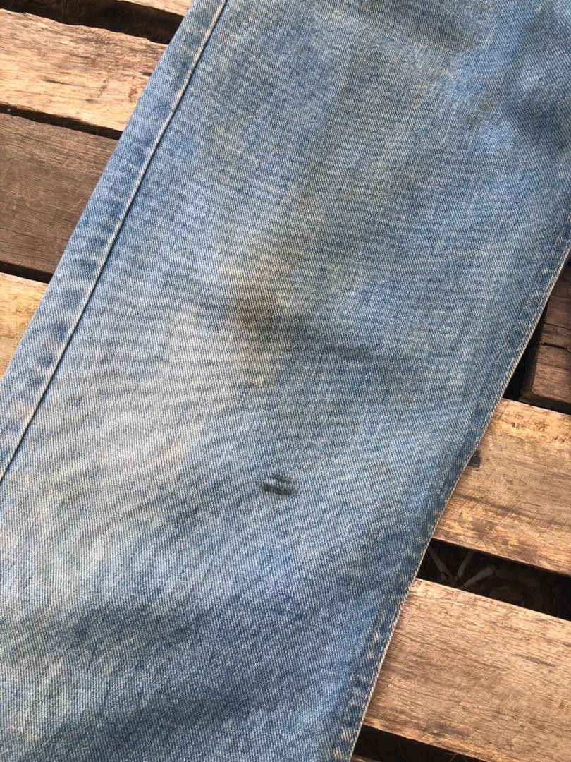 Lee × Vintage Vintage 70s Lee Riders Washed Jeans Talon Zip Size US 31 - 9 Thumbnail