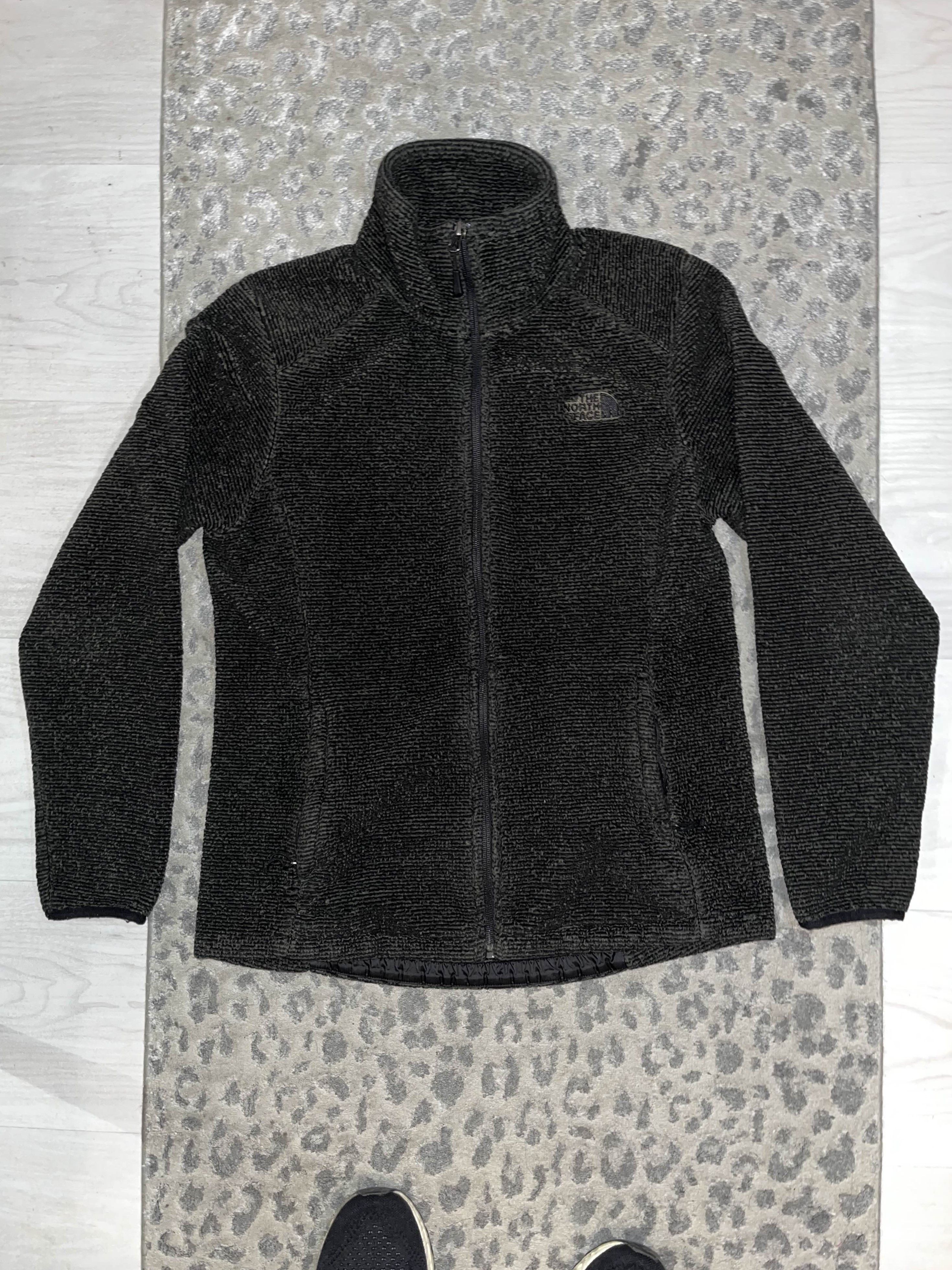 The North Face Womens The North Face Black Sherpa Zip Up Size L / US 10 / IT 46 - 1 Thumbnail