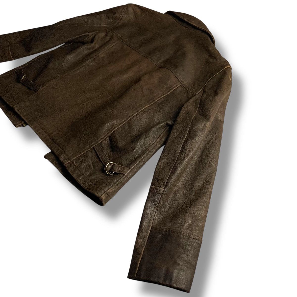 Hysteric Glamour 🇯🇵 NAKEQ QUEEN BUCKLE WAIST COWHIDE GENUINE LEATHER JACKET Size M / US 6-8 / IT 42-44 - 10 Thumbnail