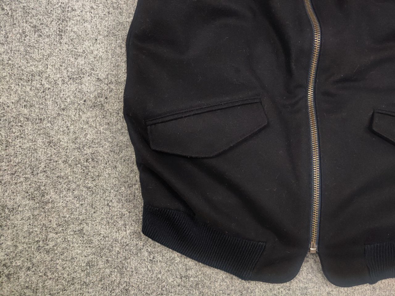 Won Hundred Won Hundred Design Orville Wool Navy Zip pocket vest jacket Size US L / EU 52-54 / 3 - 4 Thumbnail