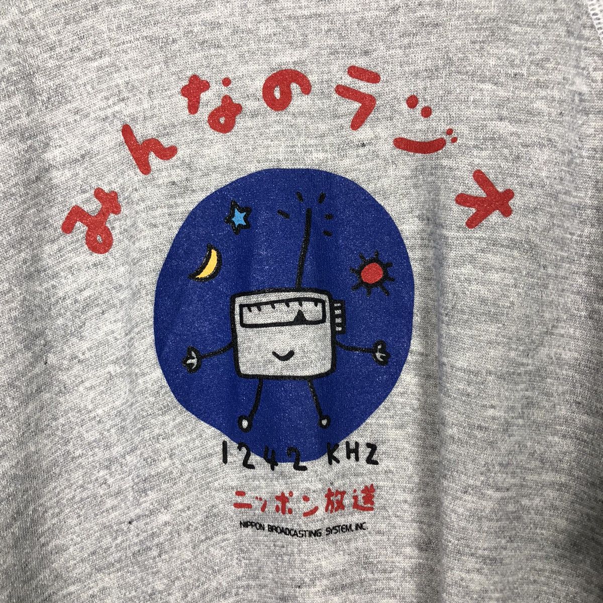 Vintage 📌Vintage Hanes Sweatshirt Made in Usa Cartoon Big Logo Size US XL / EU 56 / 4 - 13 Thumbnail