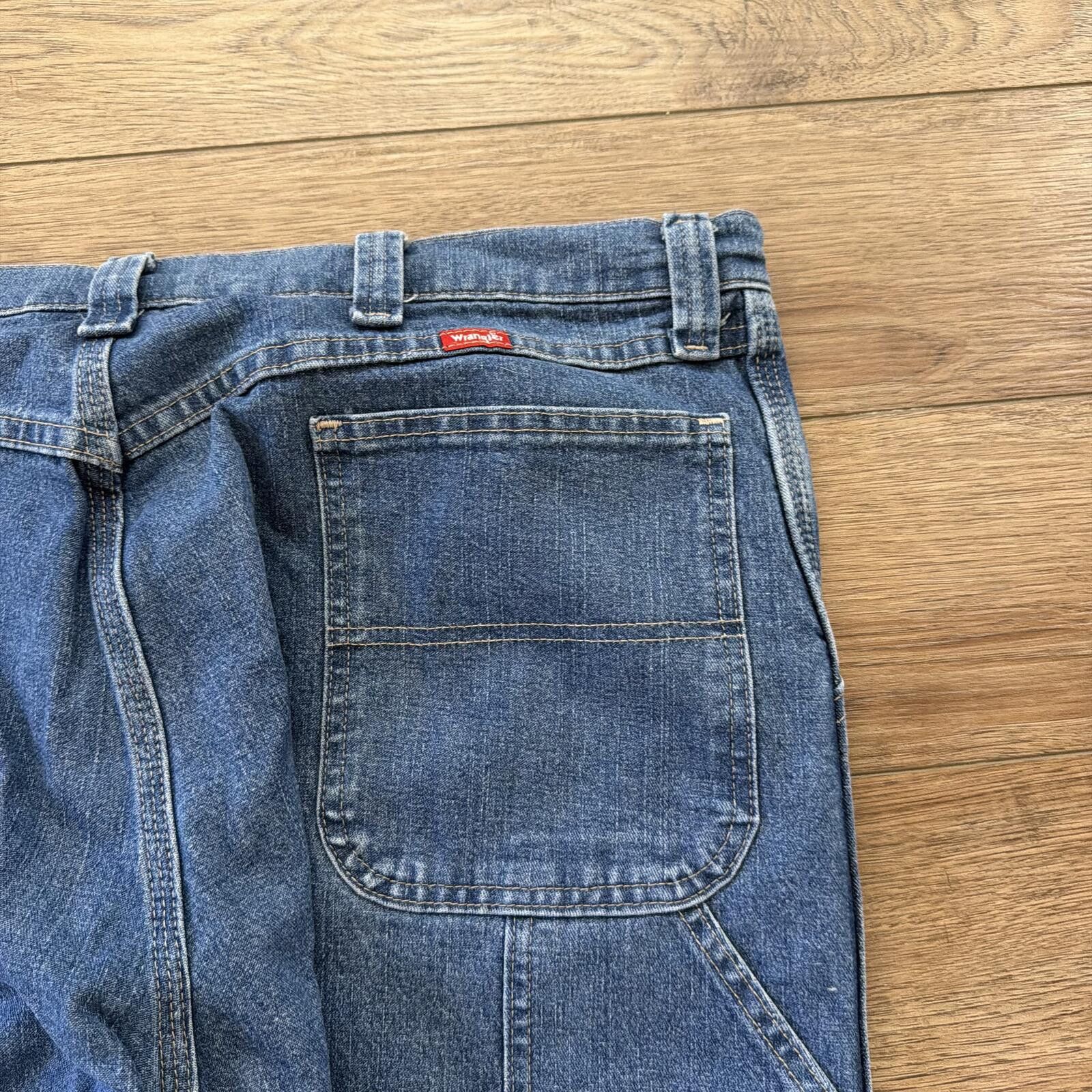 Wrangler Vintage Y2K Wrangler Carpenter Jeans Workwear Denim 38x34 Size US 38 / EU 54 - 10 Thumbnail