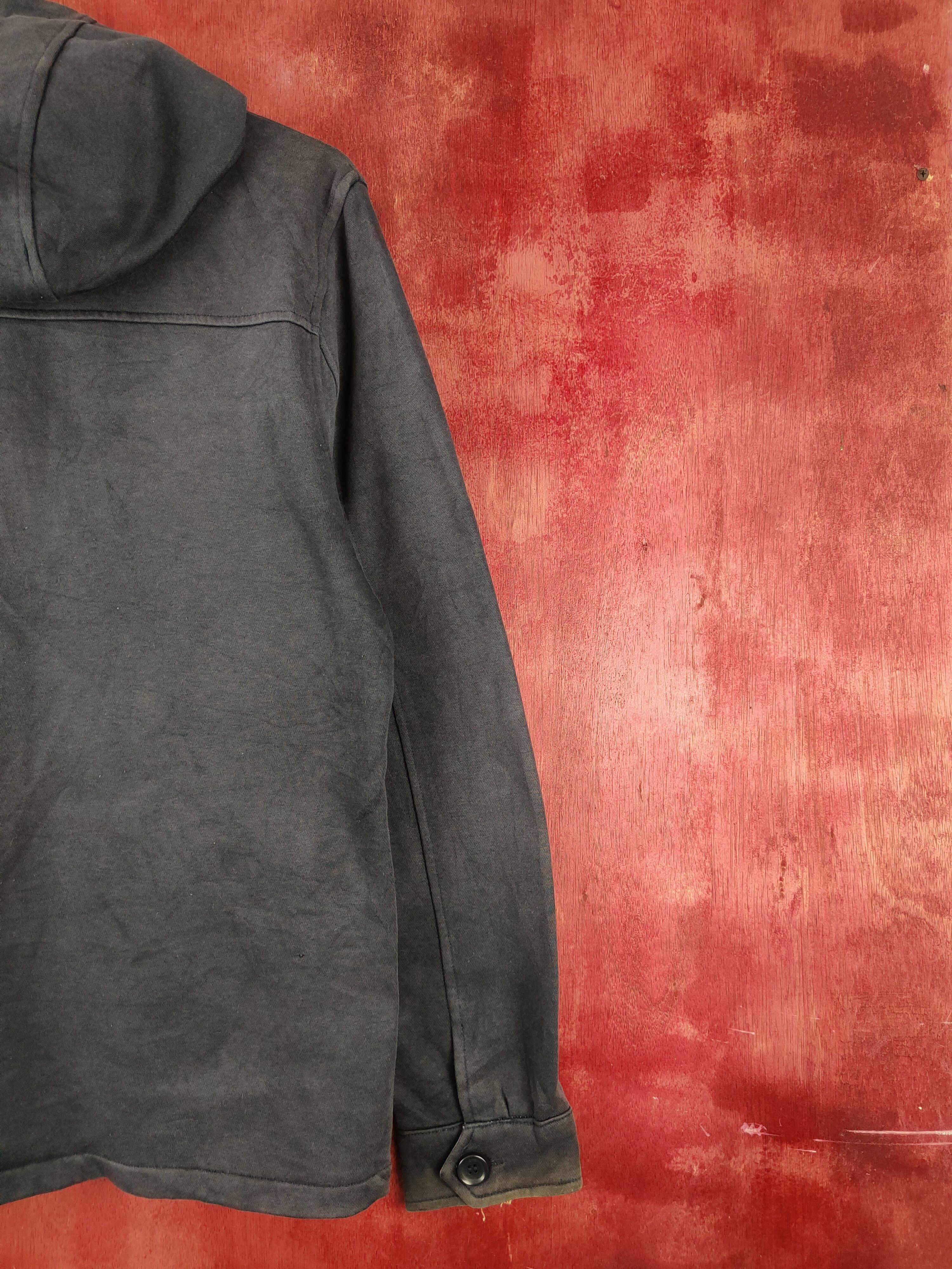 Japanese Brand Japan Dark Blue Faded Hoodie Sweaters #S2401 Size US M / EU 48-50 / 2 - 9 Thumbnail