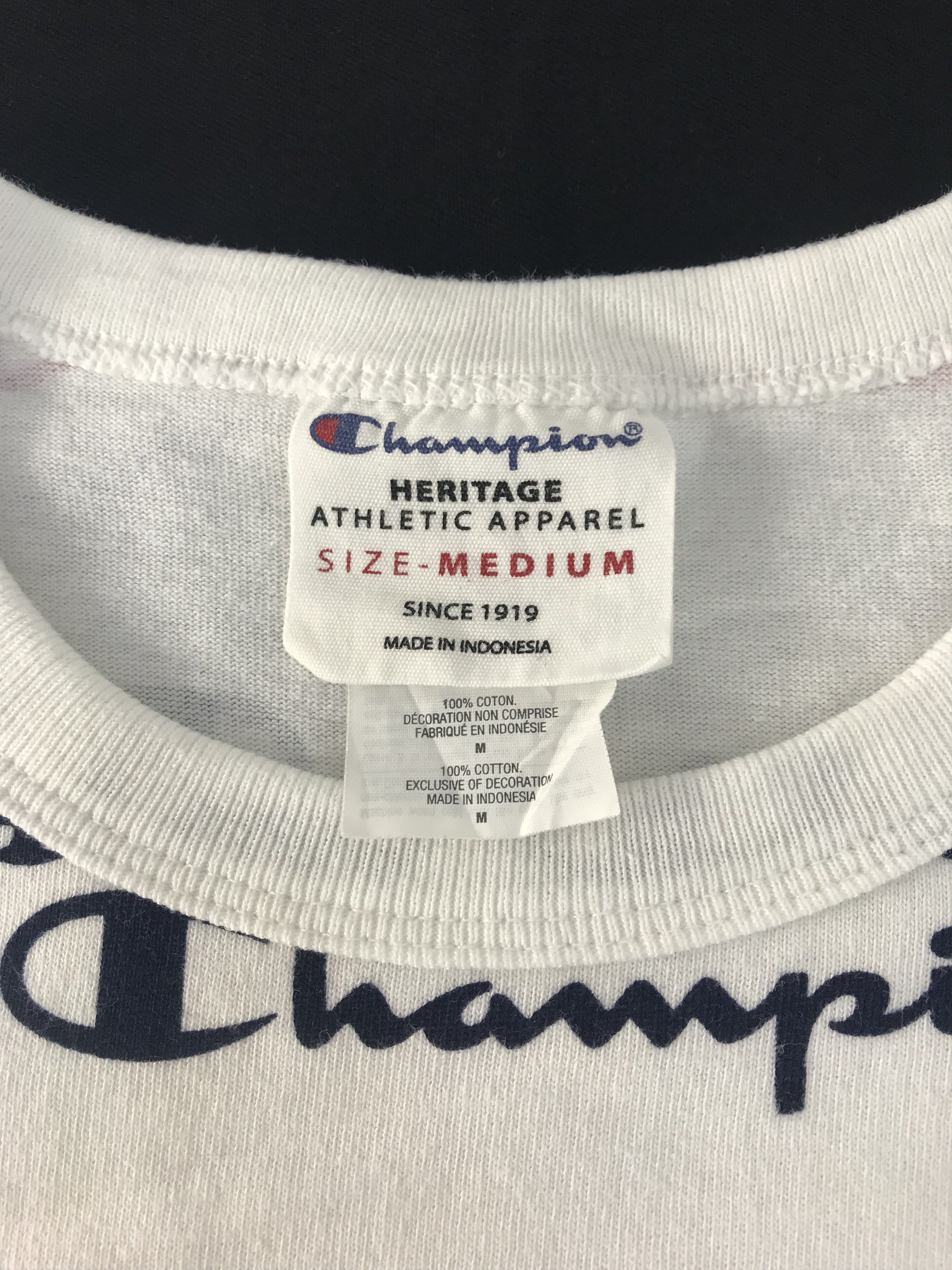 Champion Champion Heritage Athletic Striped Printed Tee T-shirt Size US M / EU 48-50 / 2 - 4 Thumbnail