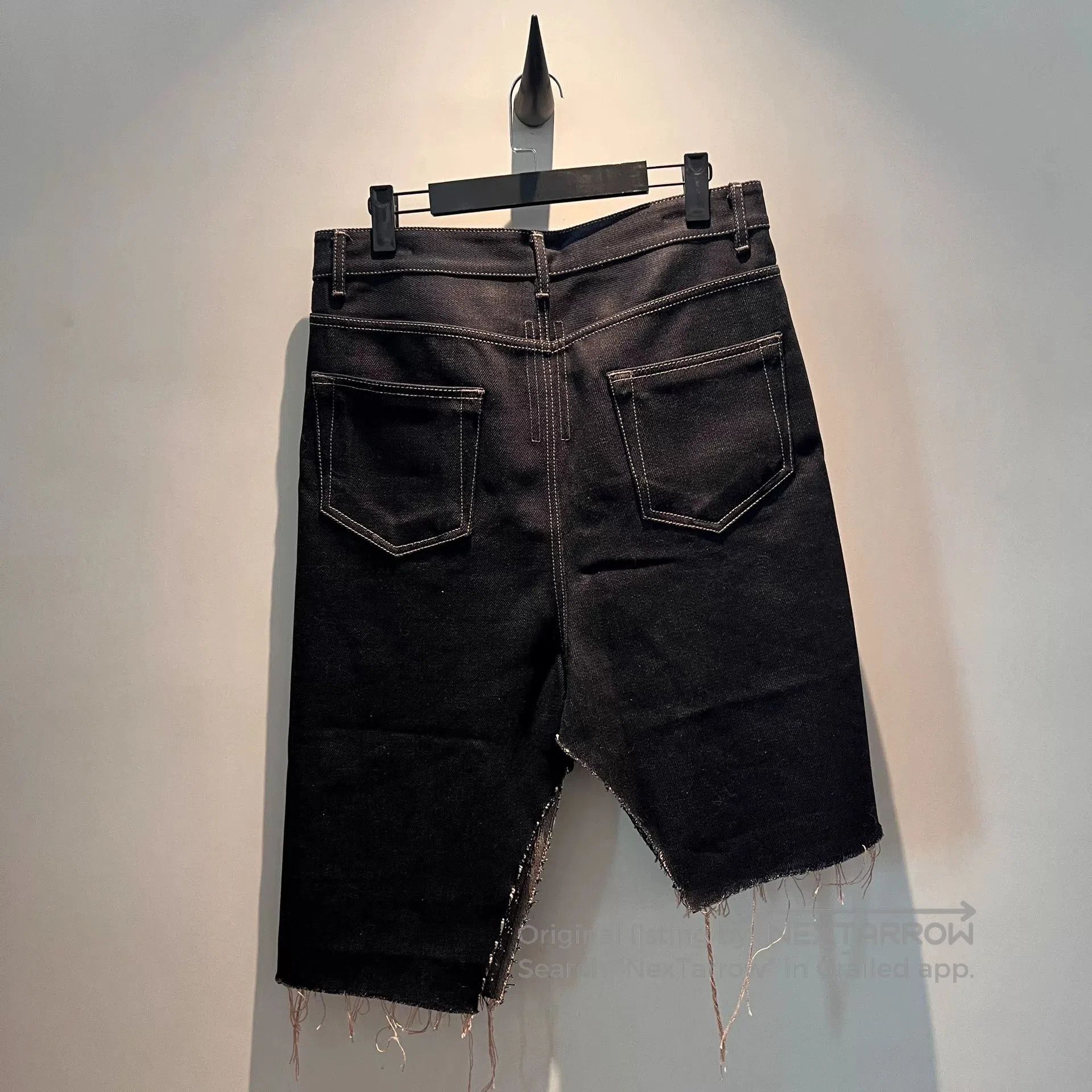Rick Owens rick owens men’s denim fringe skirt. Size US 44 / EU 60 - 2 Thumbnail