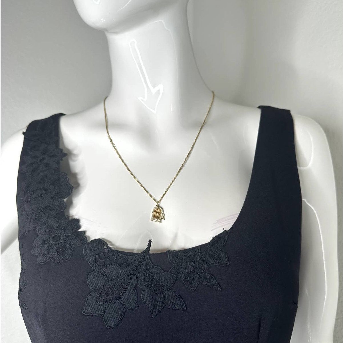 Swarovski Swarovski LOONEY TUNES TWEETY'S CAGE NECKLACE Size ONE SIZE - 8 Thumbnail