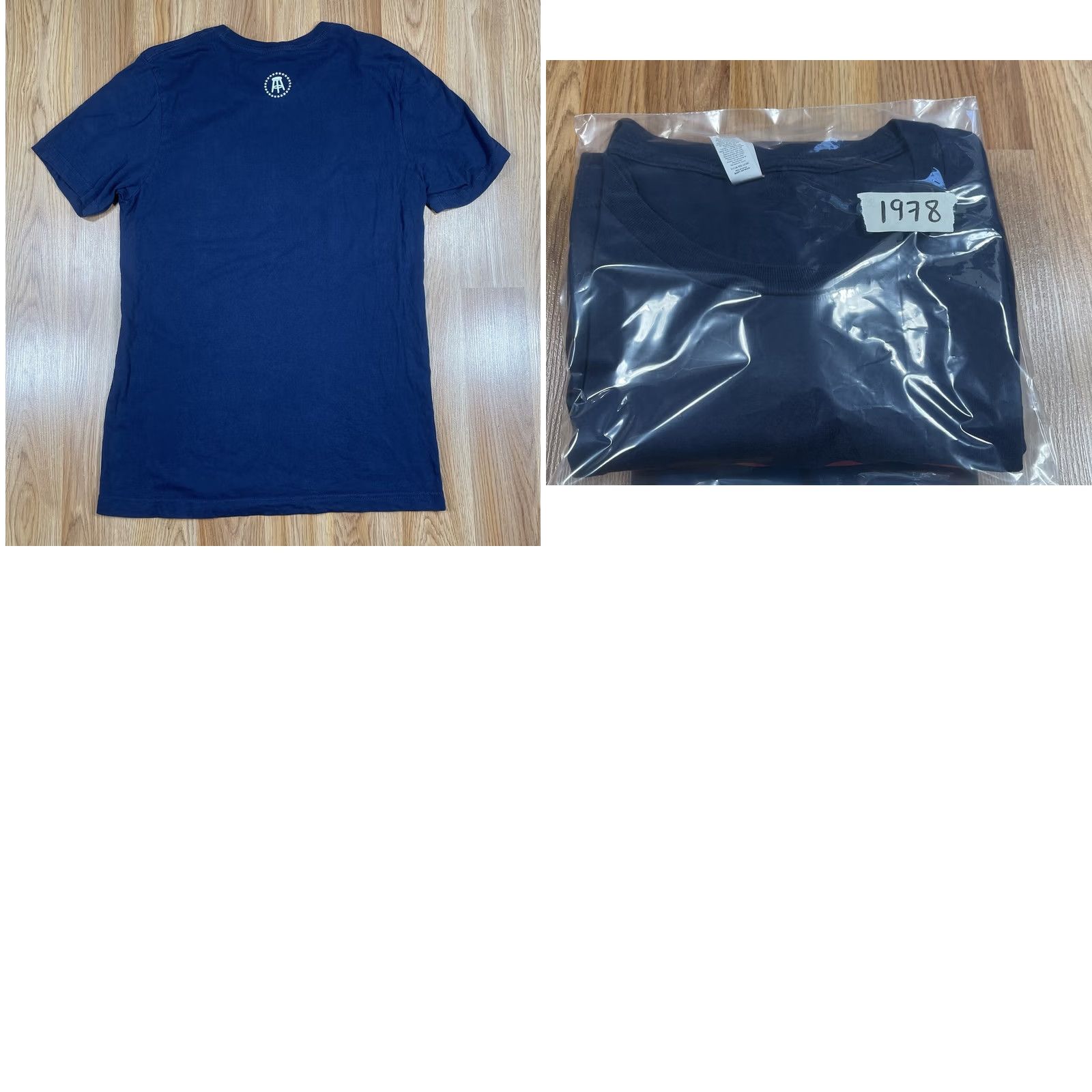 Vintage Canvas Printed Shirt Mens Medium Blue CrewNeck Short Sleeve Barstool Cotton | Vintage Size US M / EU 48-50 / 2 - 9 Thumbnail