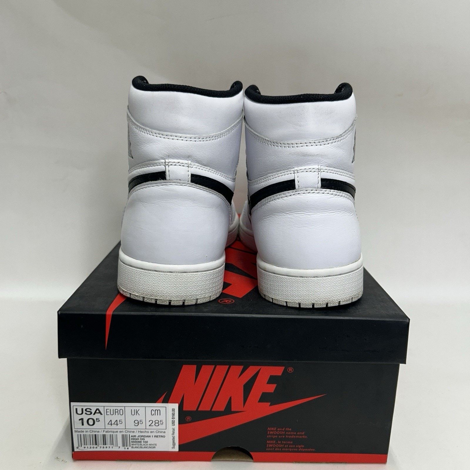 Jordan Brand Nike Air Jordan 1 Retro OG Premium High “Yin Yang” Size US 10.5 / EU 43-44 - 5 Thumbnail