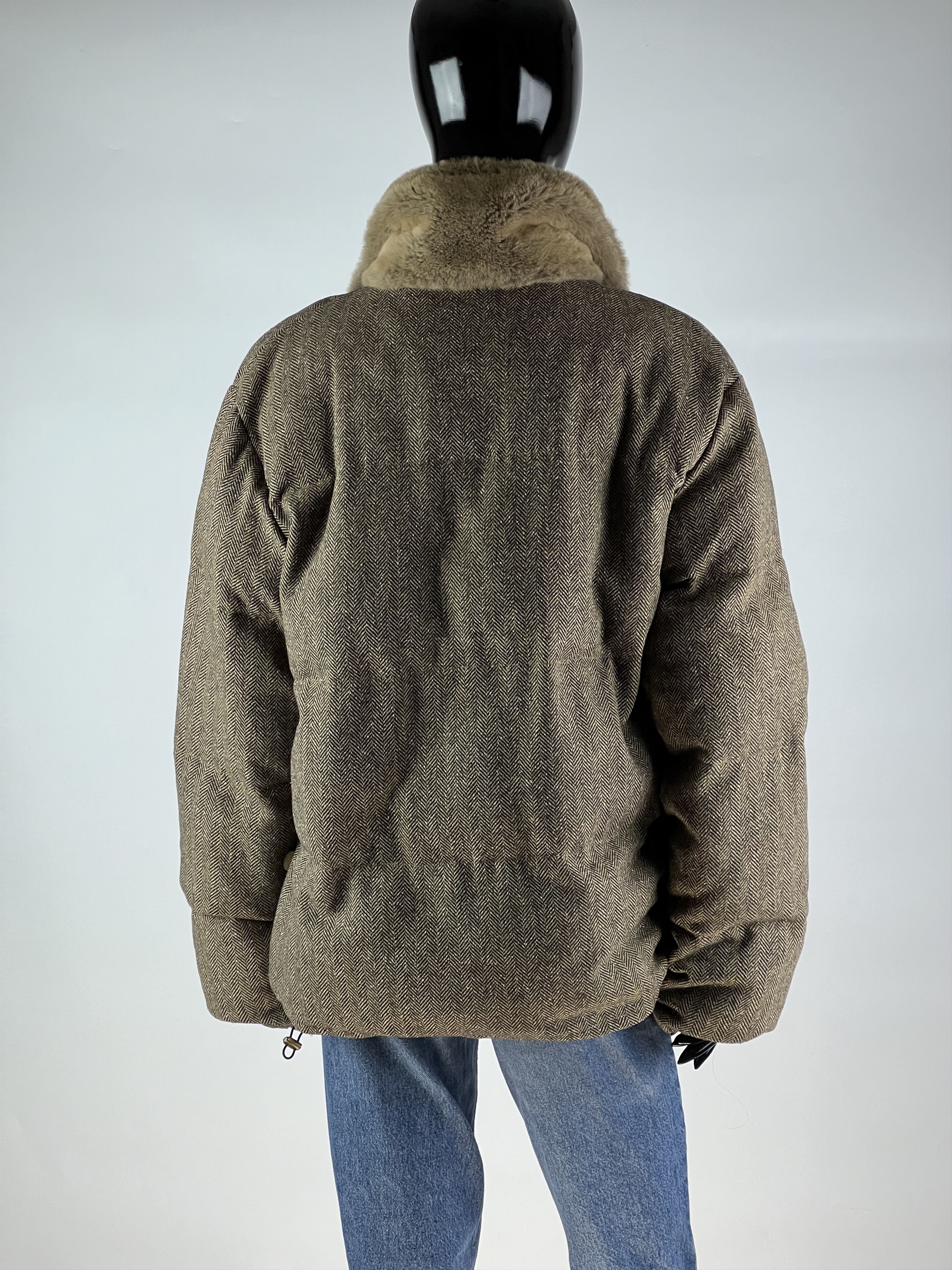 Les Copains × Vintage Rare Vintage Les Copains Jeans Women's Winter Jacket IT42 Size M / US 6-8 / IT 42-44 - 3 Thumbnail