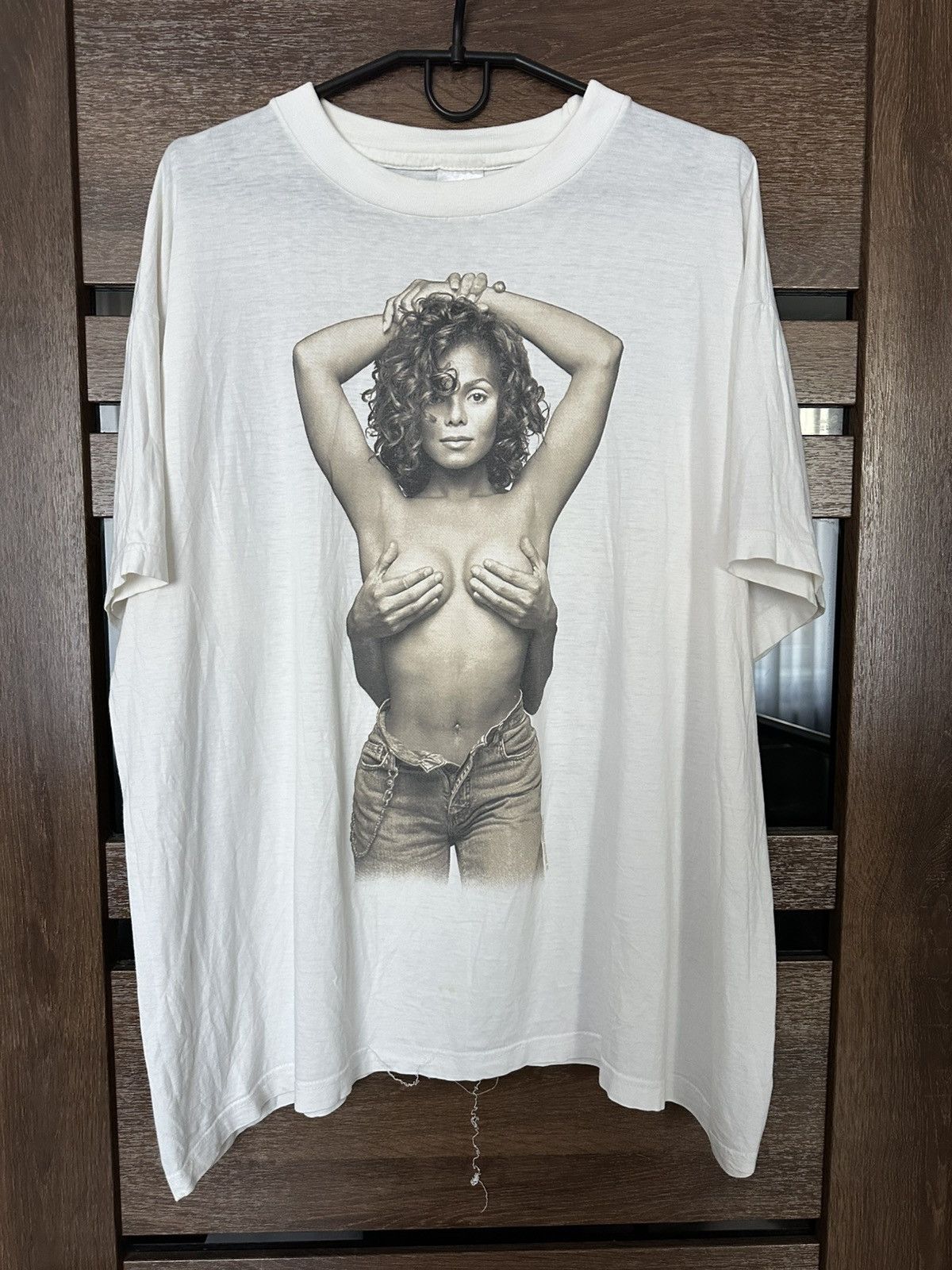 Band Tees 1993 Janet Jackson World Tour Vintage Band T-Shirt Tee Size US XL / EU 56 / 4 - 2 Thumbnail