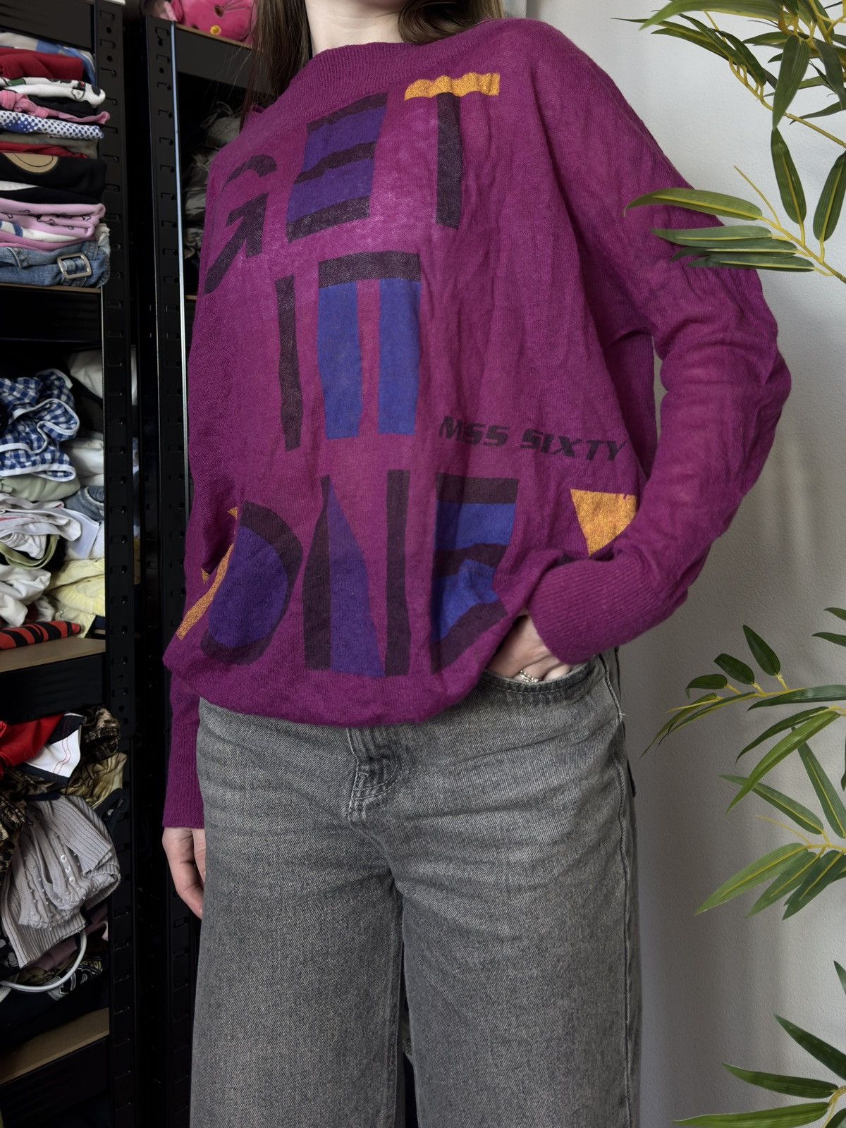 Miss Sixty VINTAGE MISS SIXTY 2000s NESH SWEATER LONG SLEEVE Size XS / US 0-2 / IT 36-38 - 6 Thumbnail
