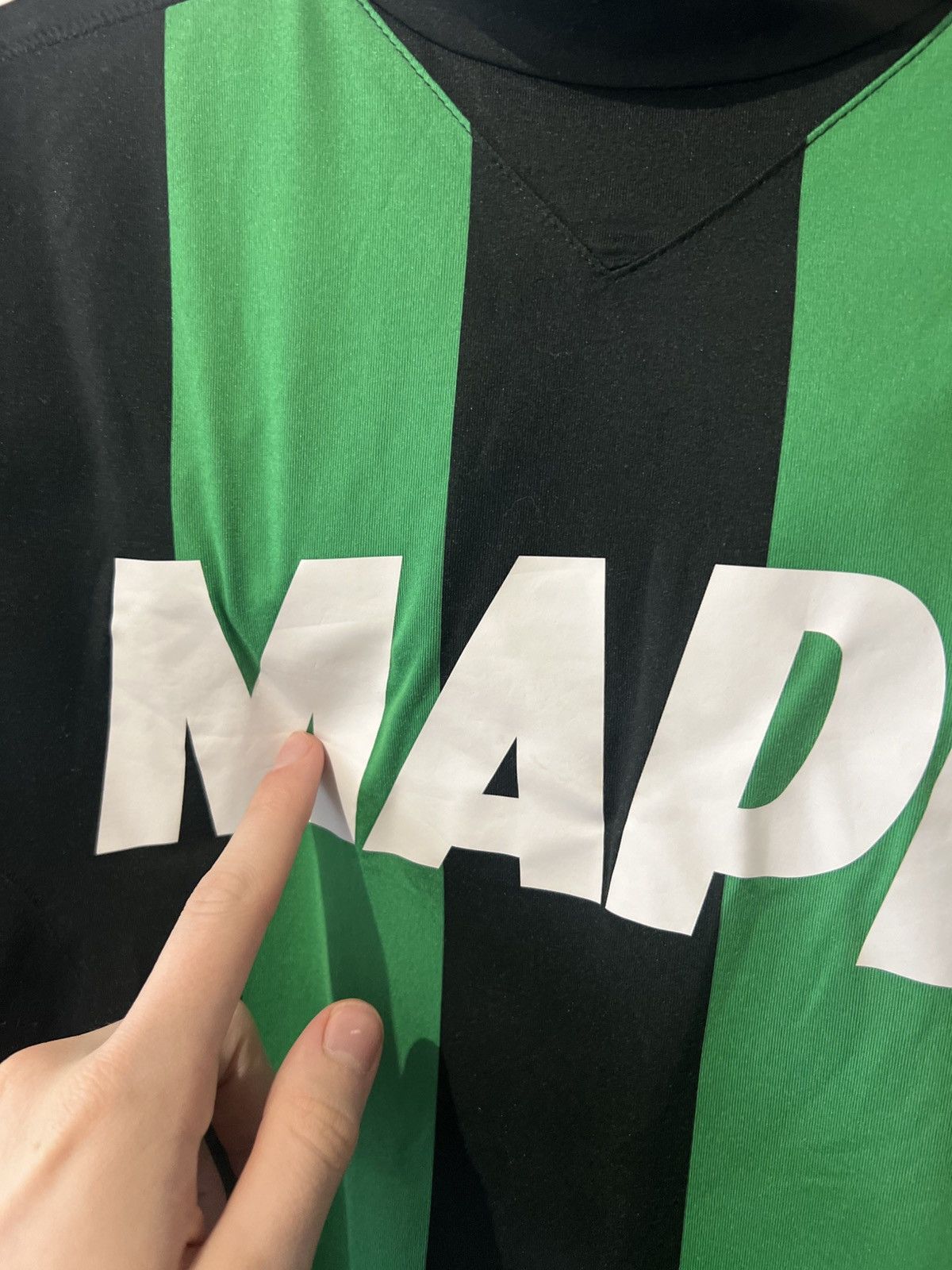 Kappa × Vintage 2015/2016 KAPPA FC SASSUOLO #25 BERARDI HOME FOOTBALL SHITT Size US M / EU 48-50 / 2 - 4 Thumbnail