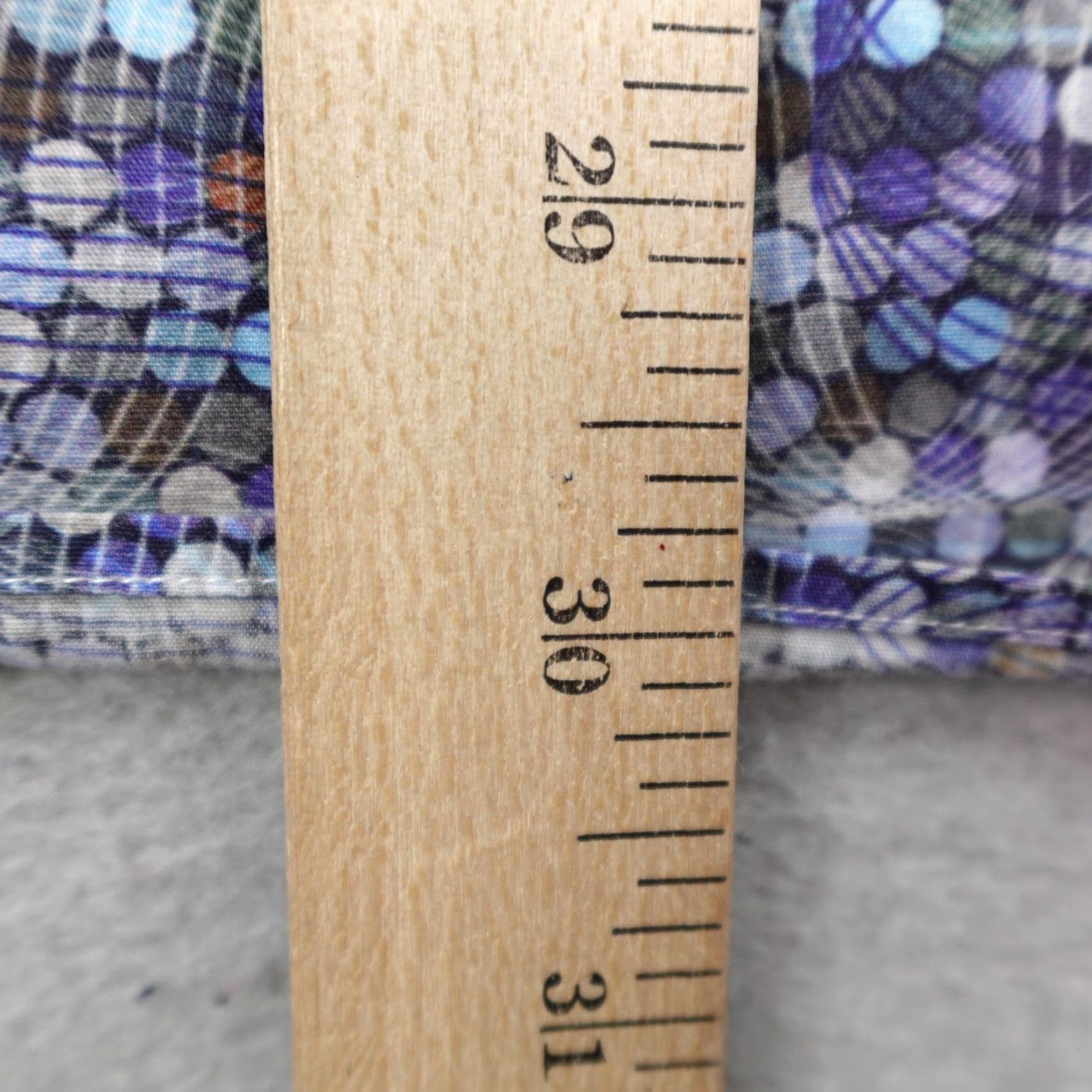 BUGATCHI BUGATCHI Shirt Mens XL Button-Up Long Sleeve Blue Abstract Print Classic Fit Geometric Cotton Button Size US XL / EU 56 / 4 - 6 Thumbnail