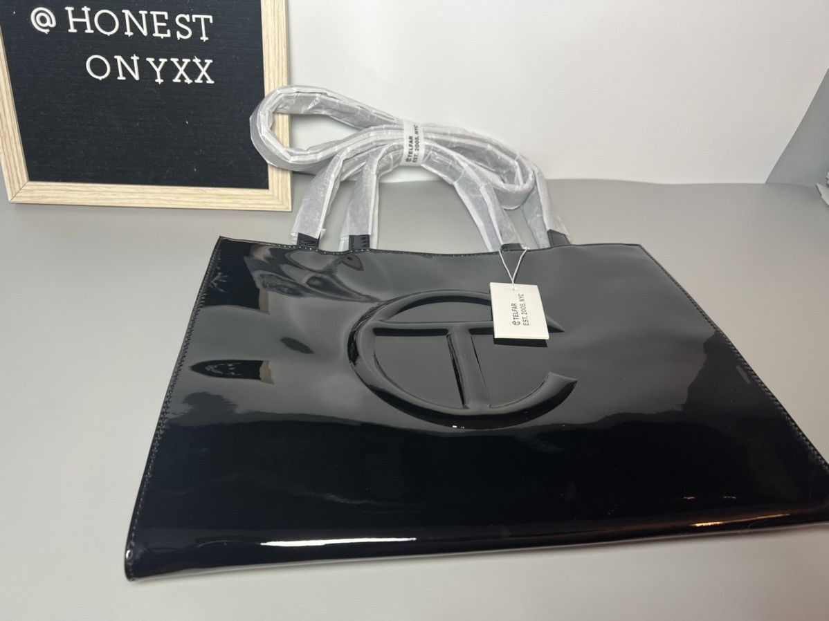 Telfar Medium black patent leather Telfar Size ONE SIZE - 11 Thumbnail