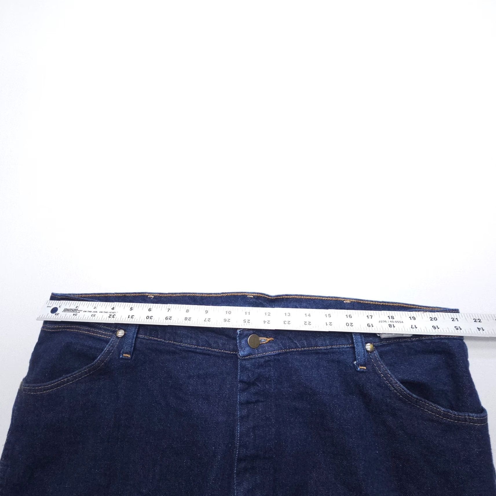 Wrangler Wrangler Cowboy Cut Jeans Mens 42 x 34 Dark Wash Denim Workwear EUC Jeans Size US 42 / EU 58 - 6 Thumbnail