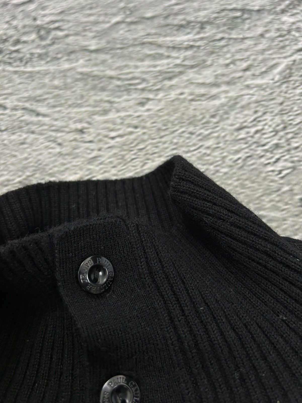 Jean Paul Gaultier Jean Paul Gaultier Jeans Sweater halfzip turtleneck black Size M / US 6-8 / IT 42-44 - 3 Thumbnail