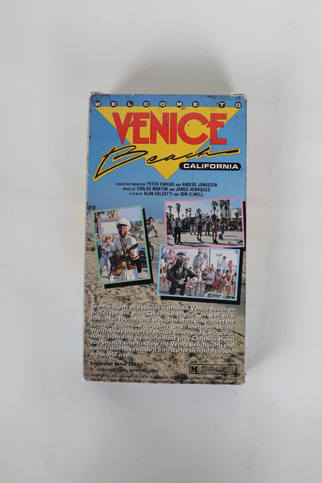 Other 88' Magnum Video Welcome To Venice Beach California VHS Tape Size ONE SIZE - 2 Thumbnail