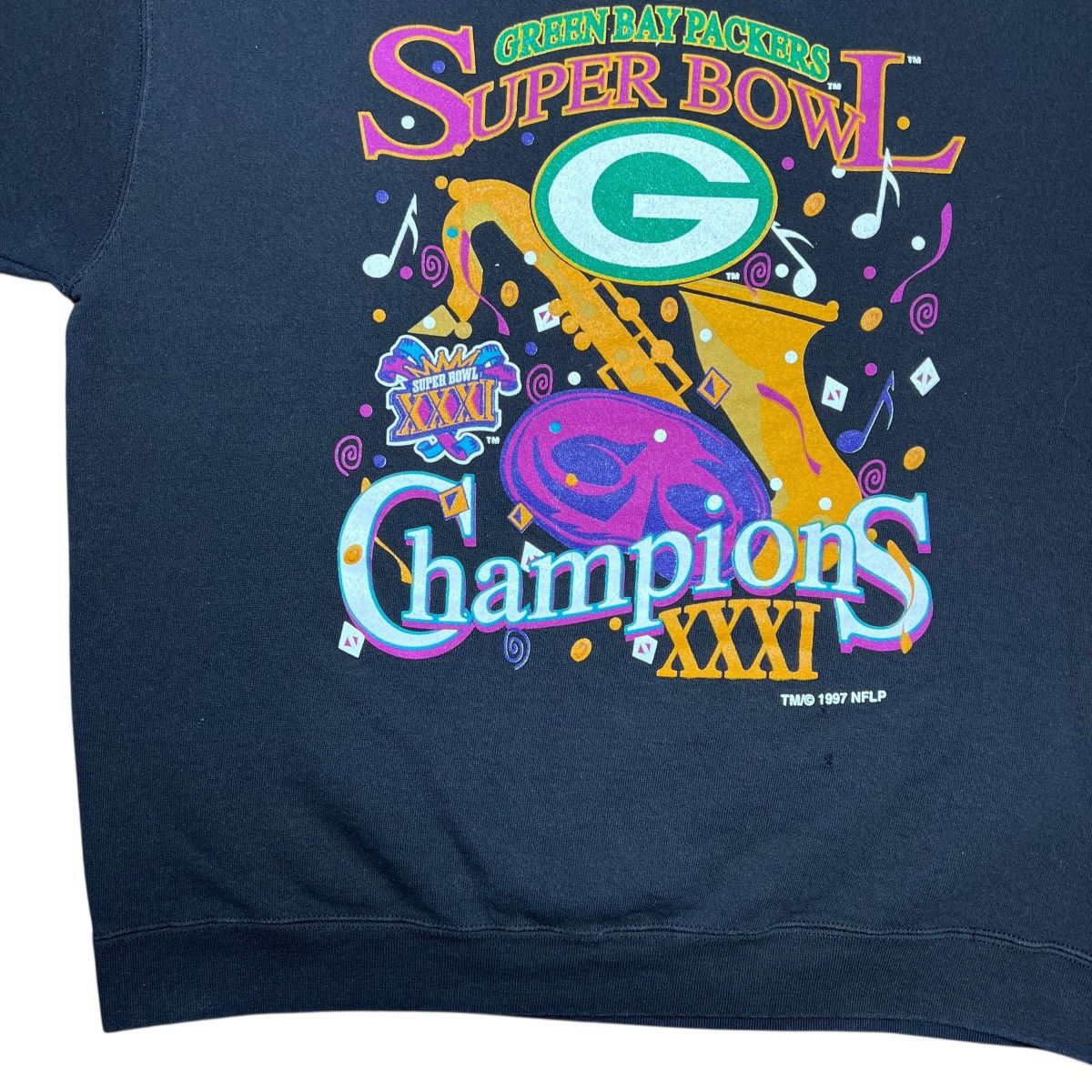 NFL × Vintage 1997 NFL Green Bay Packers Super Bowl Champions Sweatshirt Size US L / EU 52-54 / 3 - 6 Thumbnail