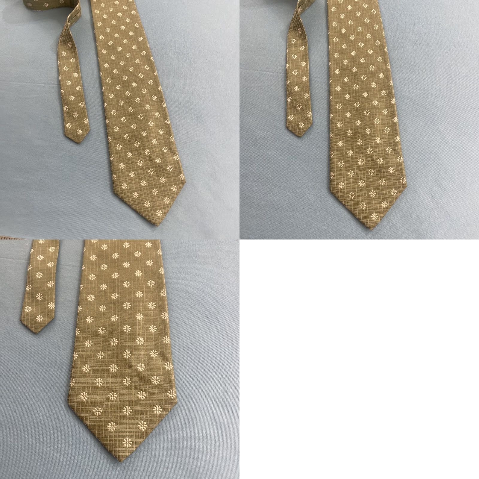 Vintage VINTAGE XMI Tie 100% Silk USA Light Green Necktie Business Formalwear 57"-60" Striped Classic Width Men Mens Size ONE SIZE - 11 Thumbnail
