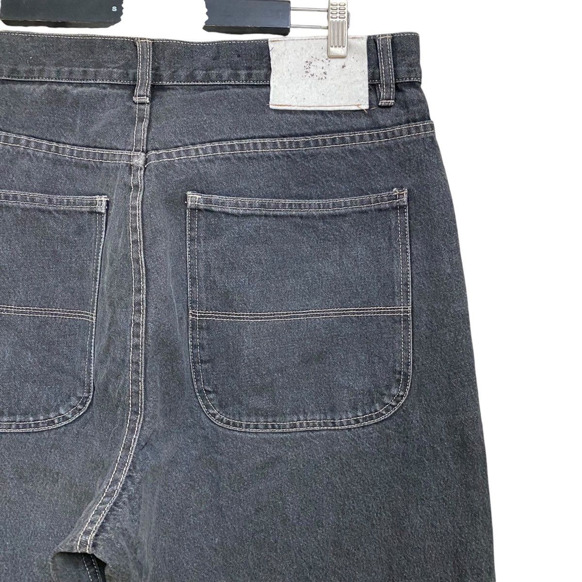 Pelle Pelle Vintage Y2K Pelle Pelle Black Denim Baggy Jeans Size US 38 / EU 54 - 11 Thumbnail