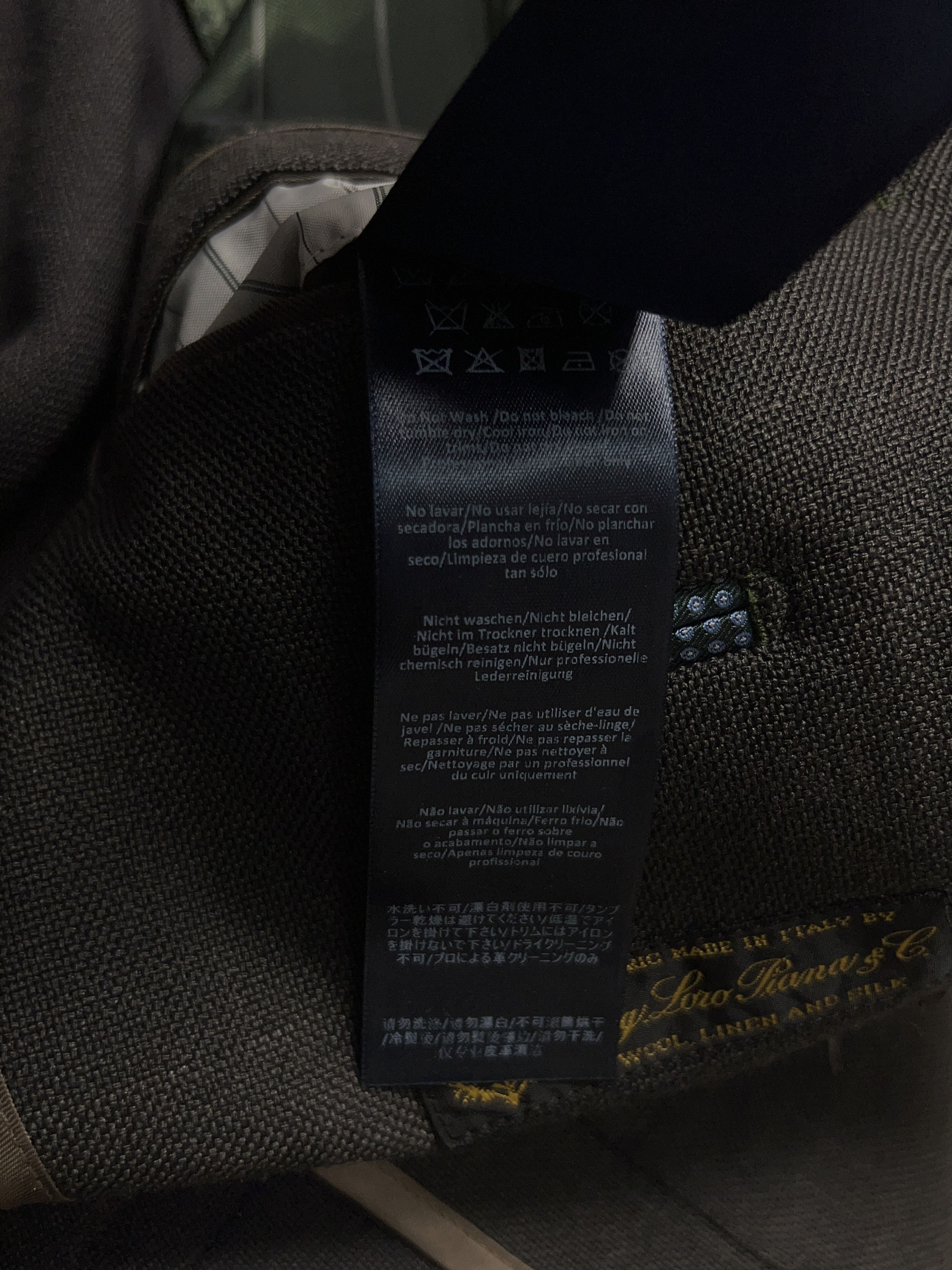 Hackett × Loro Piana Mens London Mayfair Hopsack Blazer Sport Coat Jacket Size 38R - 11 Thumbnail