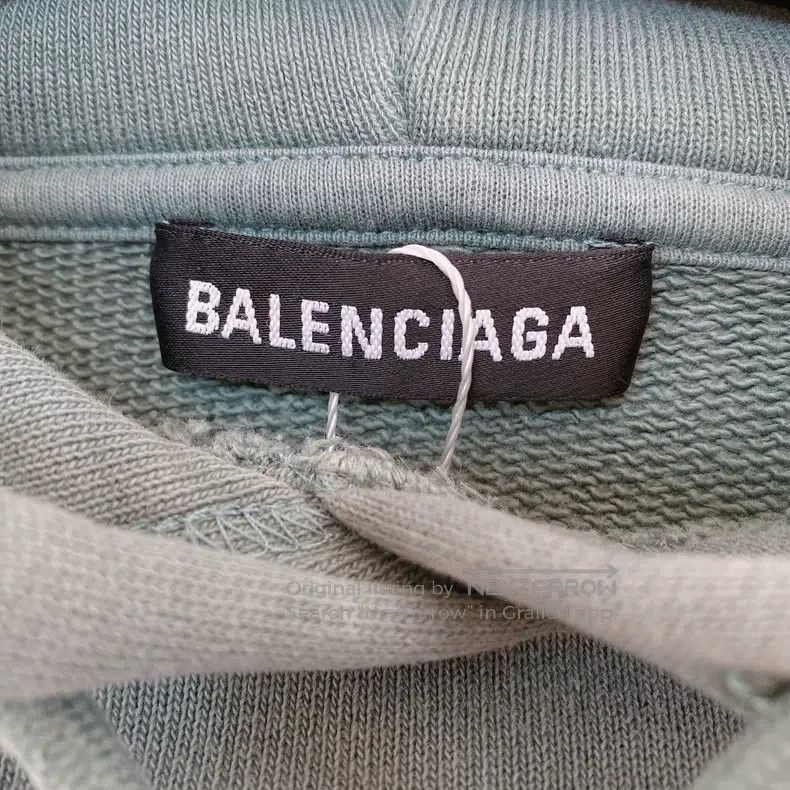 Balenciaga Balenciaga Green hoodie XS size Size US XS / EU 42 / 0 - 5 Thumbnail