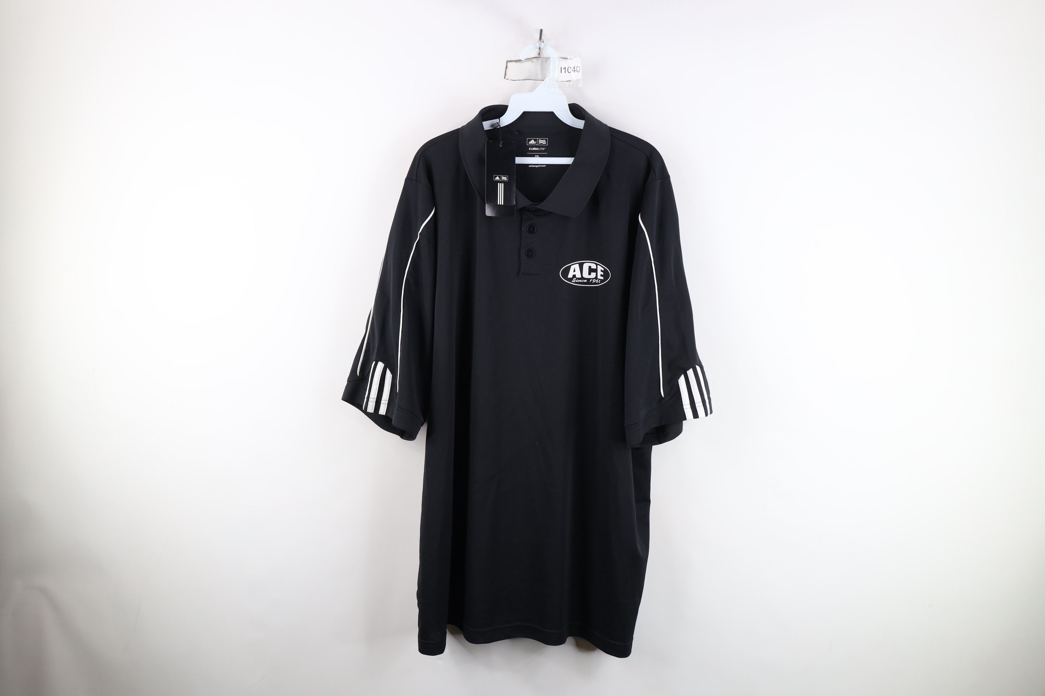 Adidas New Adidas Golf Services Collared Polo Shirt Black Size US XXL / EU 58 / 5 - 1 Thumbnail