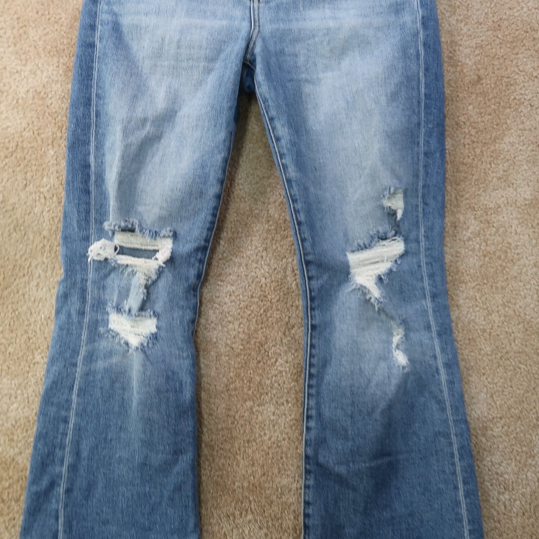 Vintage VINTAGE Buckle Billie Slim Bootcut Jeans women's 27x29.5 Blue Stretch Denim High rise Size 27" / US 4 / IT 40 - 2 Thumbnail