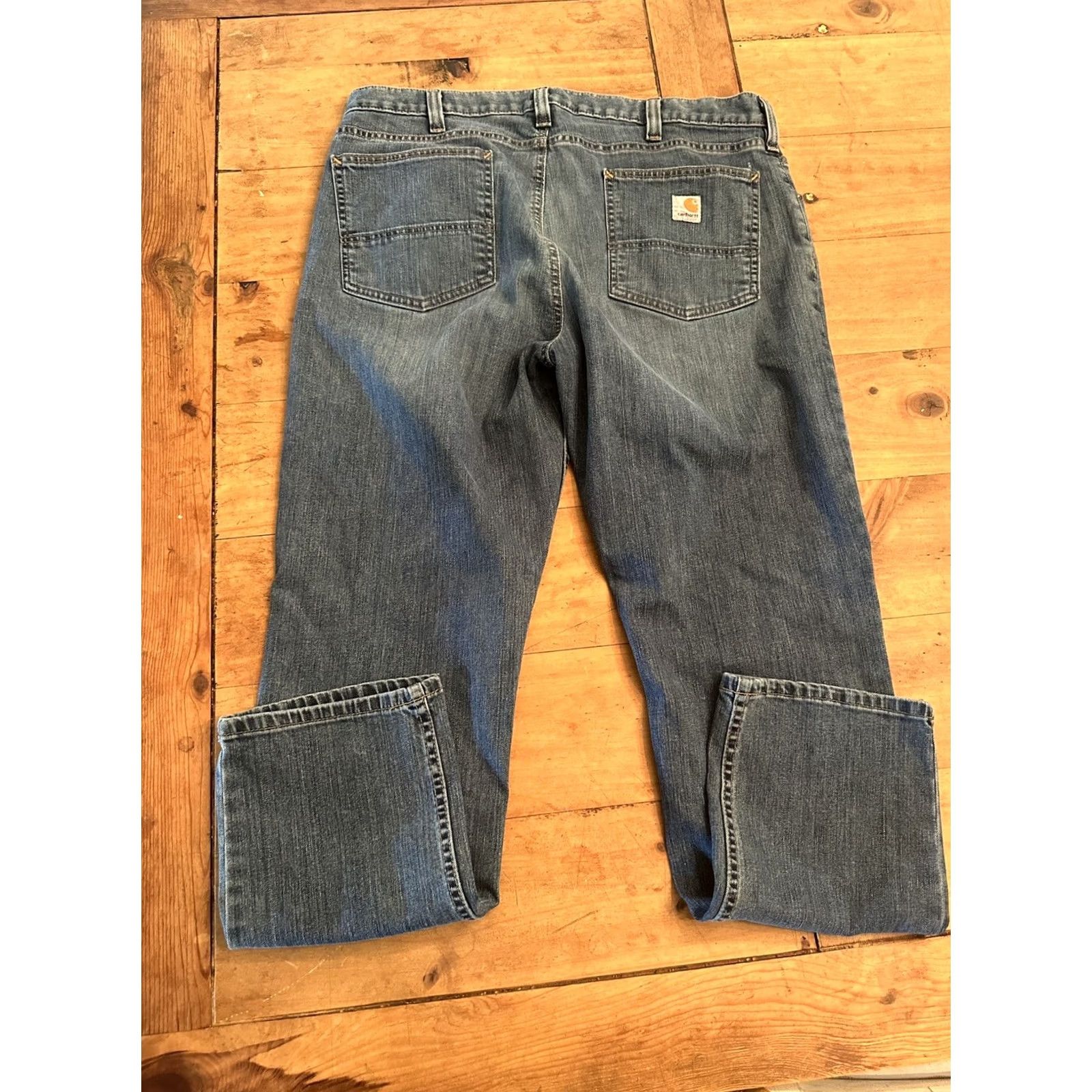 Carhartt Carhartt Jeans 38x30 Relaxed Fit Jeans Straight Leg Blue Denim Men Cotton Denim 5-Pocket American Classic Work Jeans Size US 38 / EU 54 - 5 Thumbnail