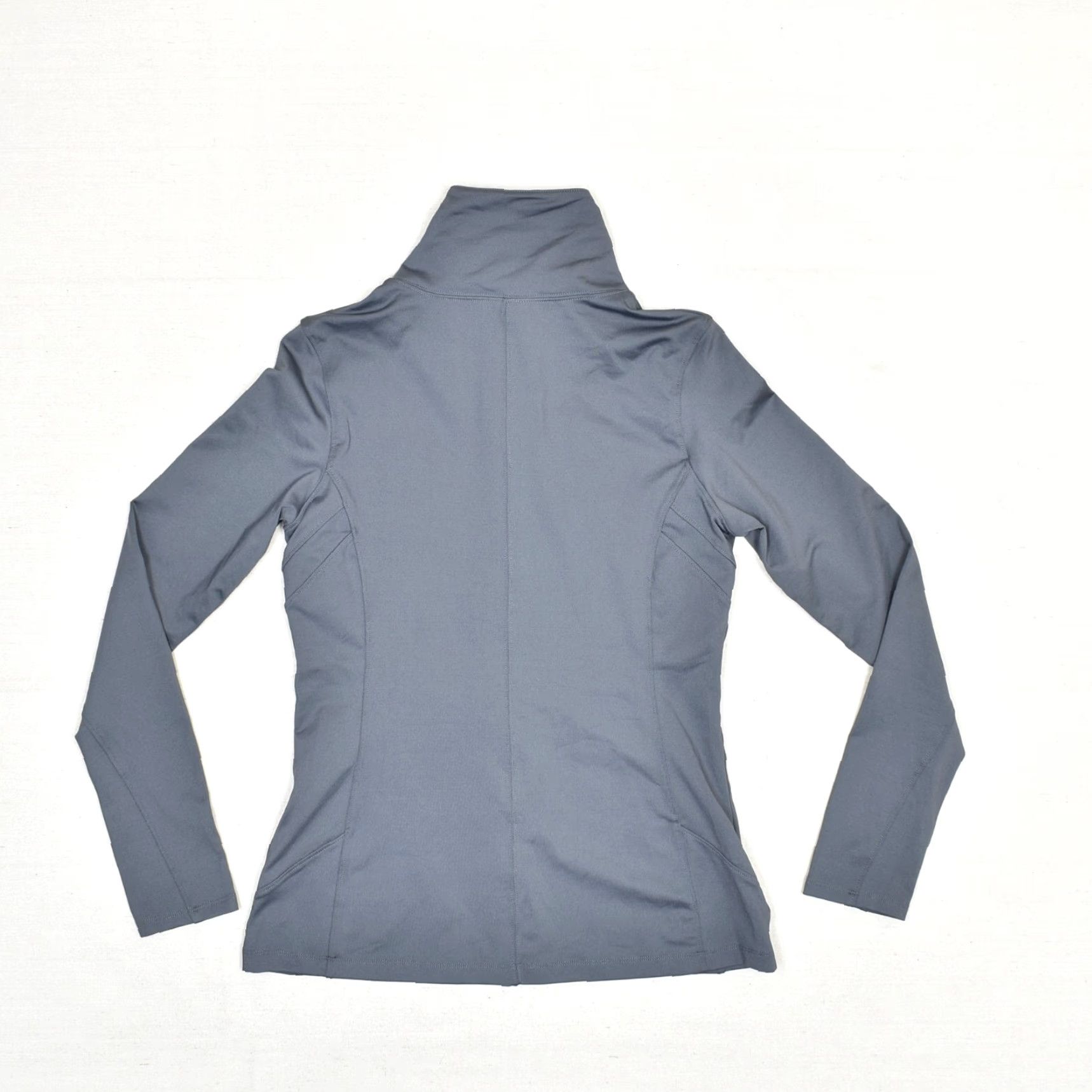 Under Armour Under Armour Women Full Zip Jacket Solid Polyester Gray Size S Fitted All Season Jacket Womens Gray Solid Full Zip Polyester S Size S / US 4 / IT 40 - 3 Thumbnail