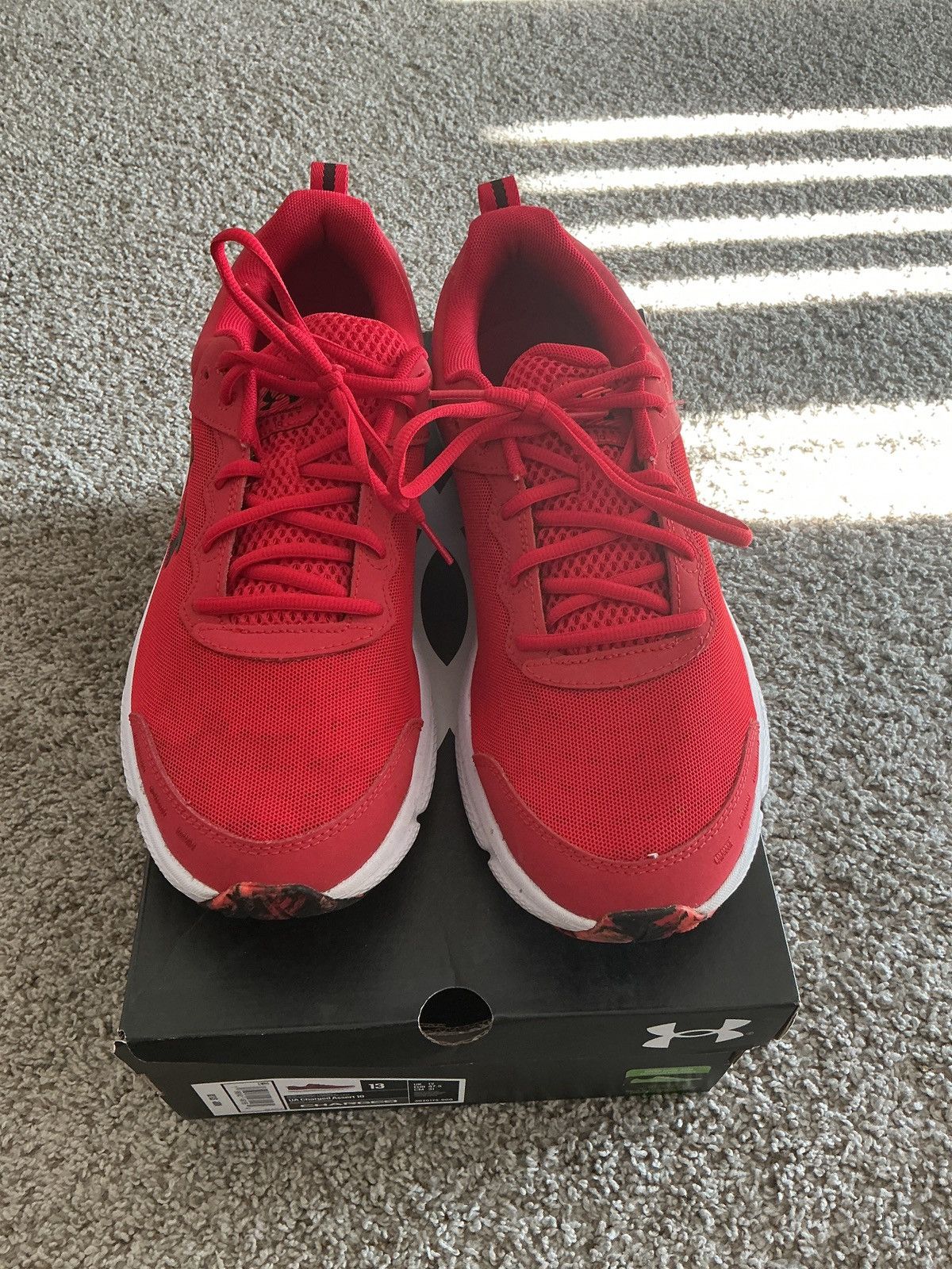 Under Armour Under Armour Charged Assert 10 Red/Black Shoes Size 13 Size US 13 / EU 46 - 7 Thumbnail